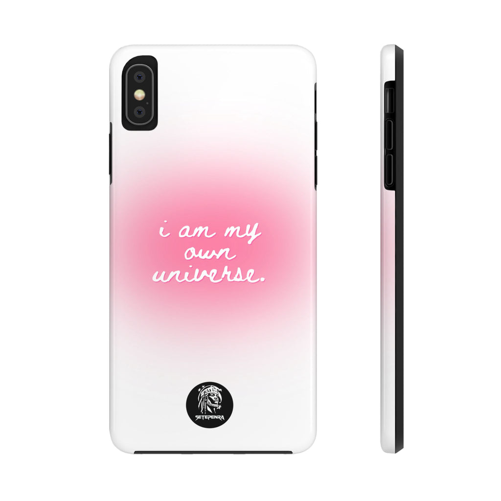 I Am My Own Universe Tough Phone Case (For iPhone, Galaxy & More) - White SETEPENRA Phone Case.