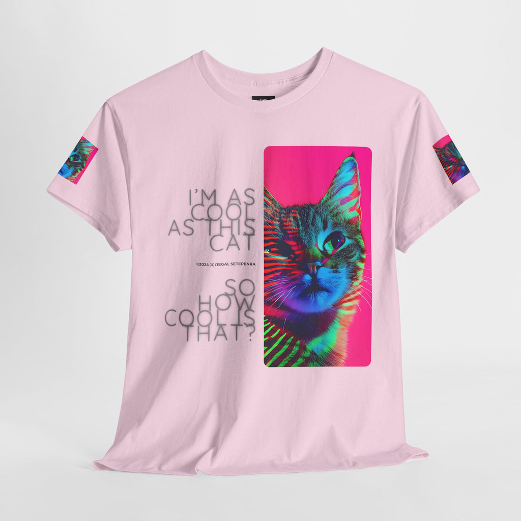 Cool Cat (Whiskers 2) Unisex Heavy Cotton Tee