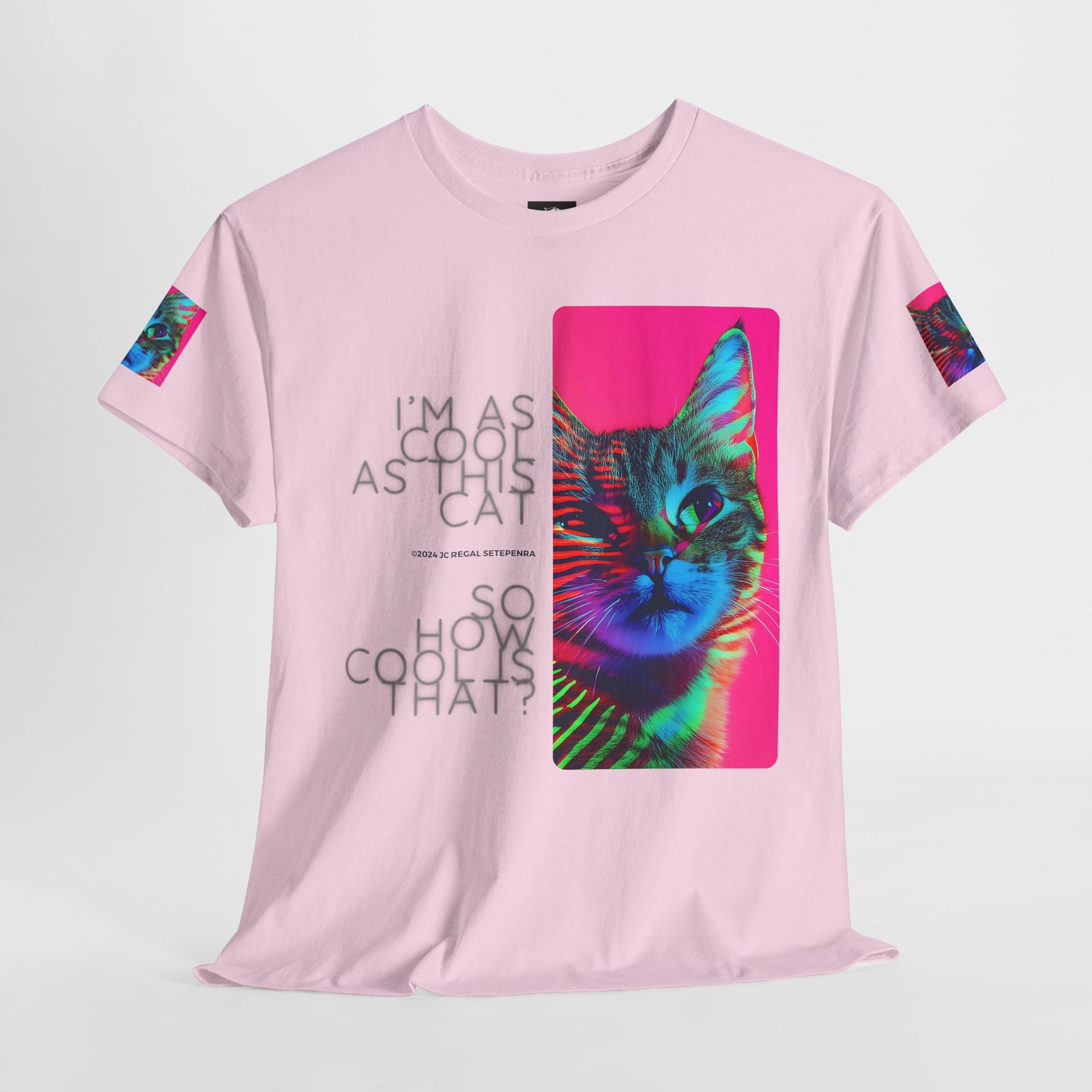 Cool Cat (Whiskers 2) Unisex Heavy Cotton Tee