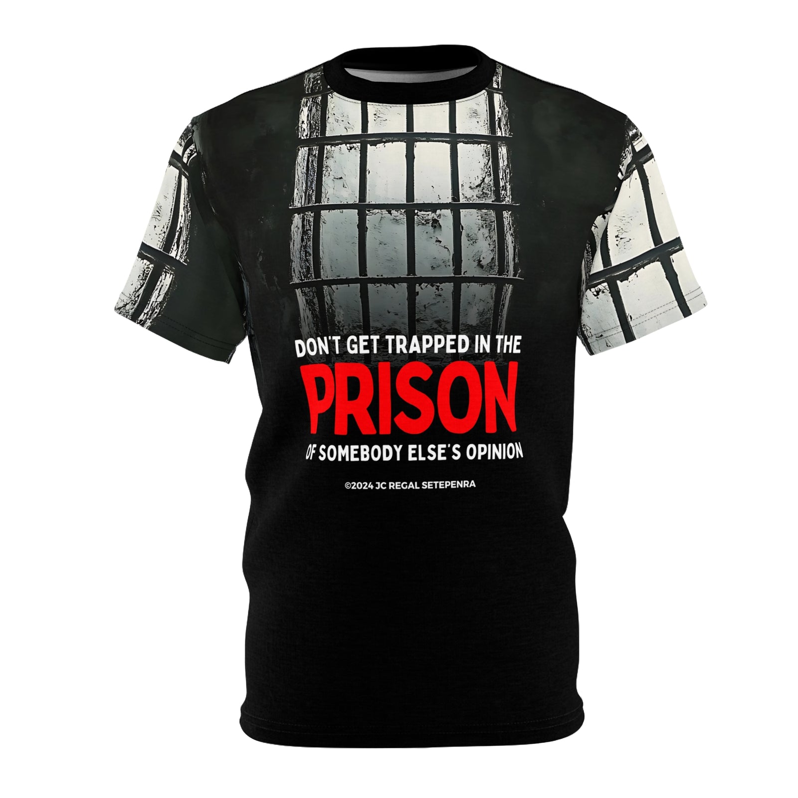 Prison Trap (Red Edition) Unisex Cut & Sew Tee SETEPENRA All Over Prints.