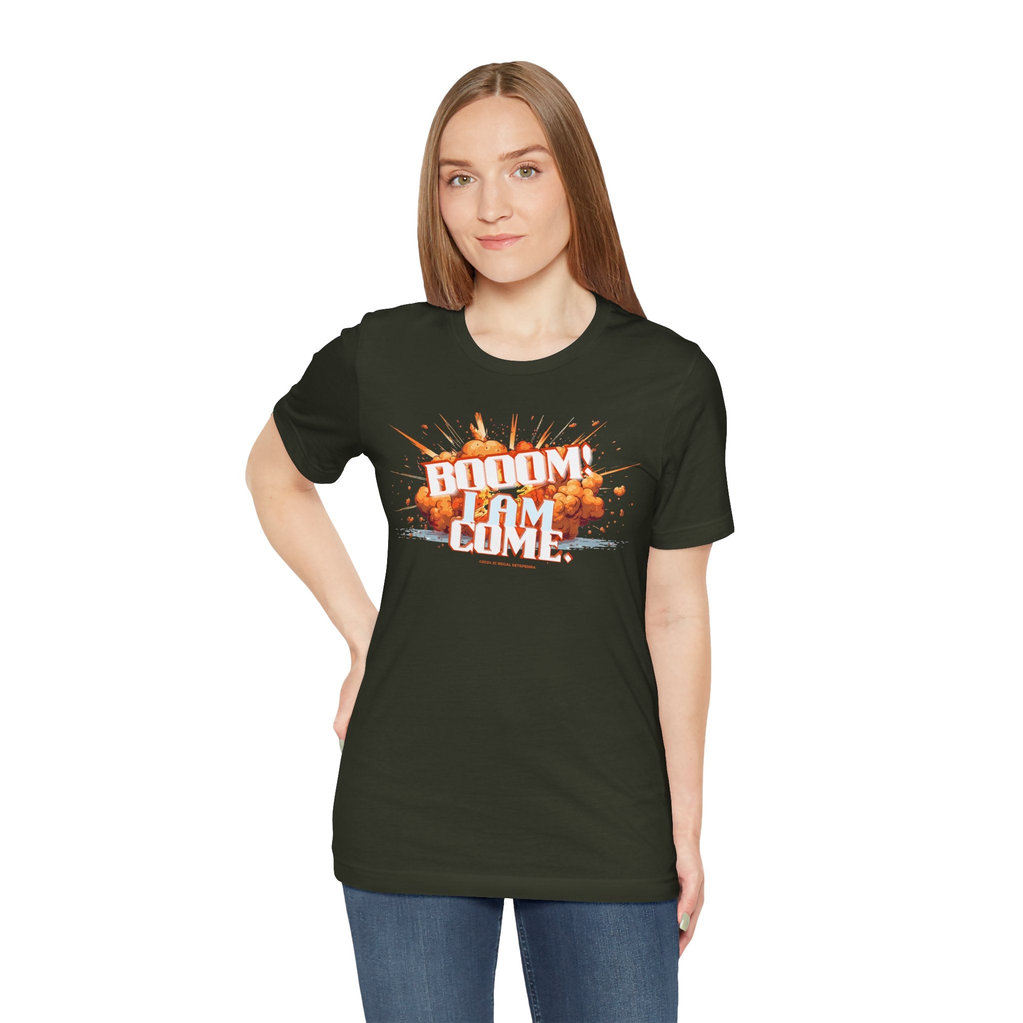 BOOOM! I AM COME Unisex Jersey Short Sleeve Tee