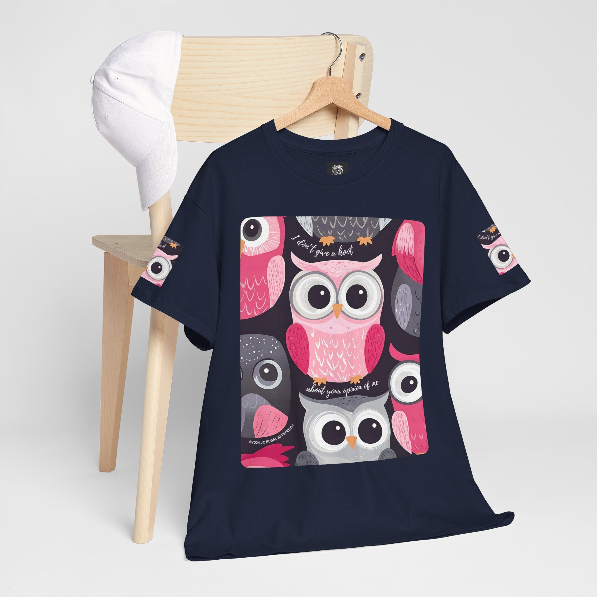 Don't Give A Hoot Unisex Heavy Cotton Tee