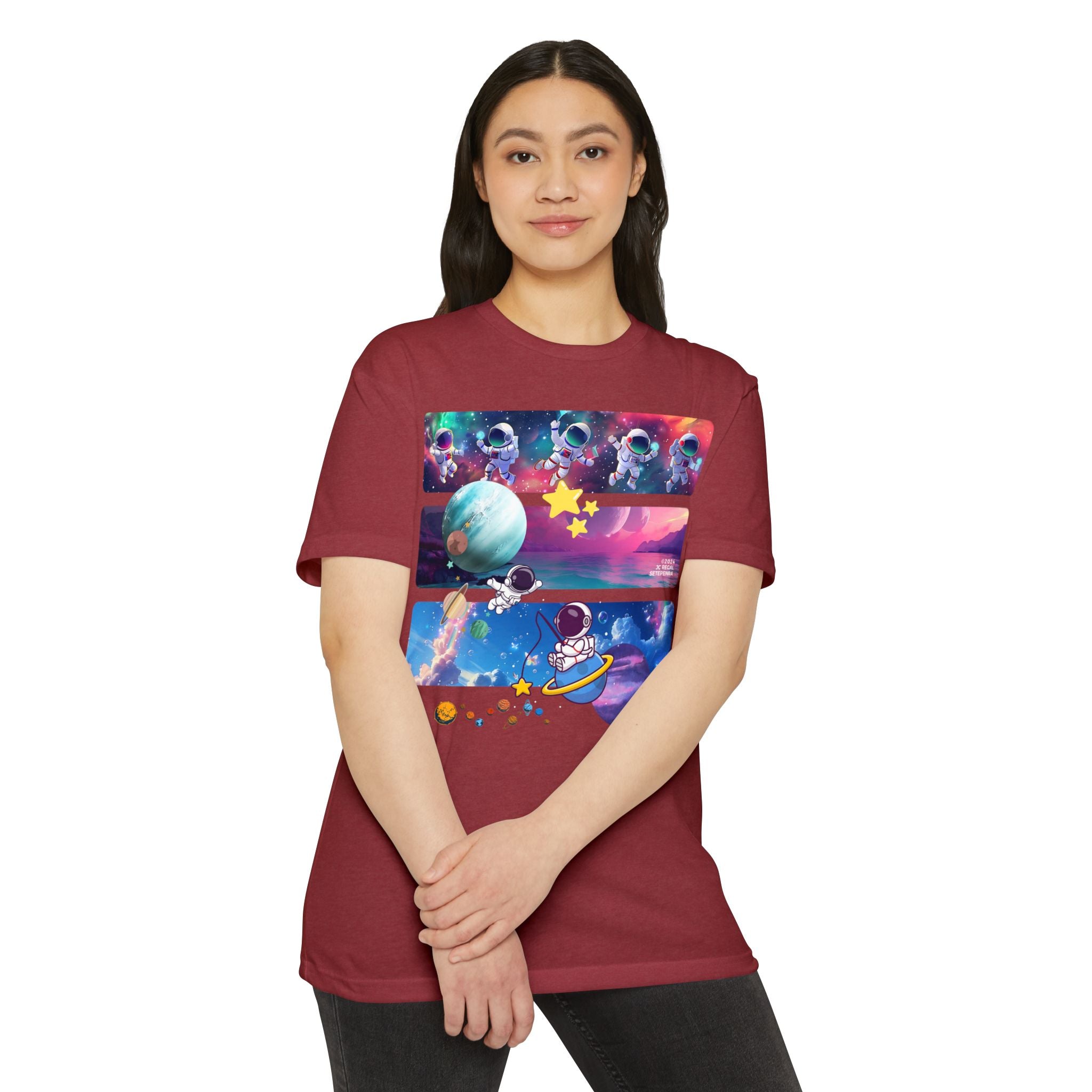 Astro Cosmo Unisex CVC Jersey T-shirt