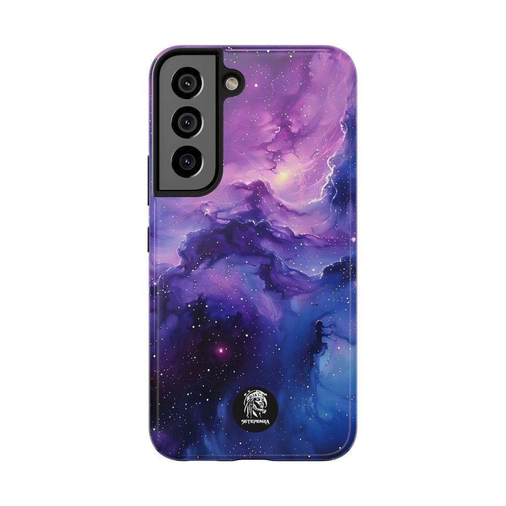 Purple Cosmos Tough Phone Case (For iPhone, Galaxy & More)