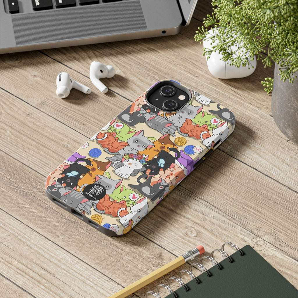 Cats A Lot Tough Phone Case (For iPhone, Galaxy & More)
