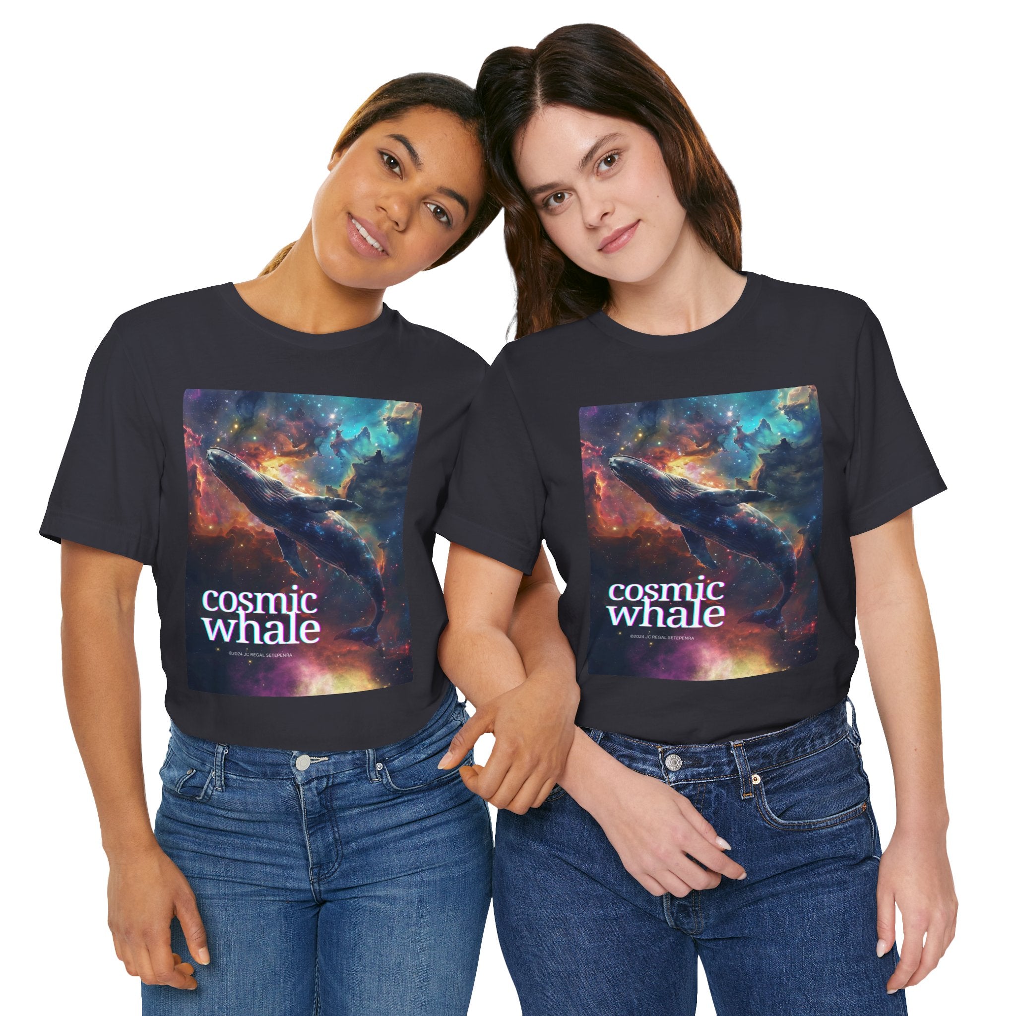 Cosmic Whale Unisex Jersey Short Sleeve Tee