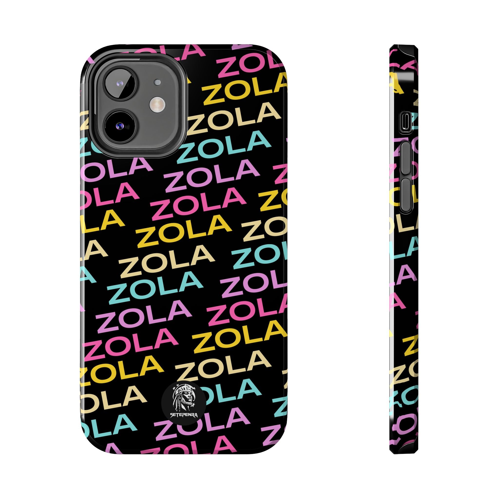 Zola Tough Phone Case (For iPhone, Galaxy & More) - Black SETEPENRA Phone Case.