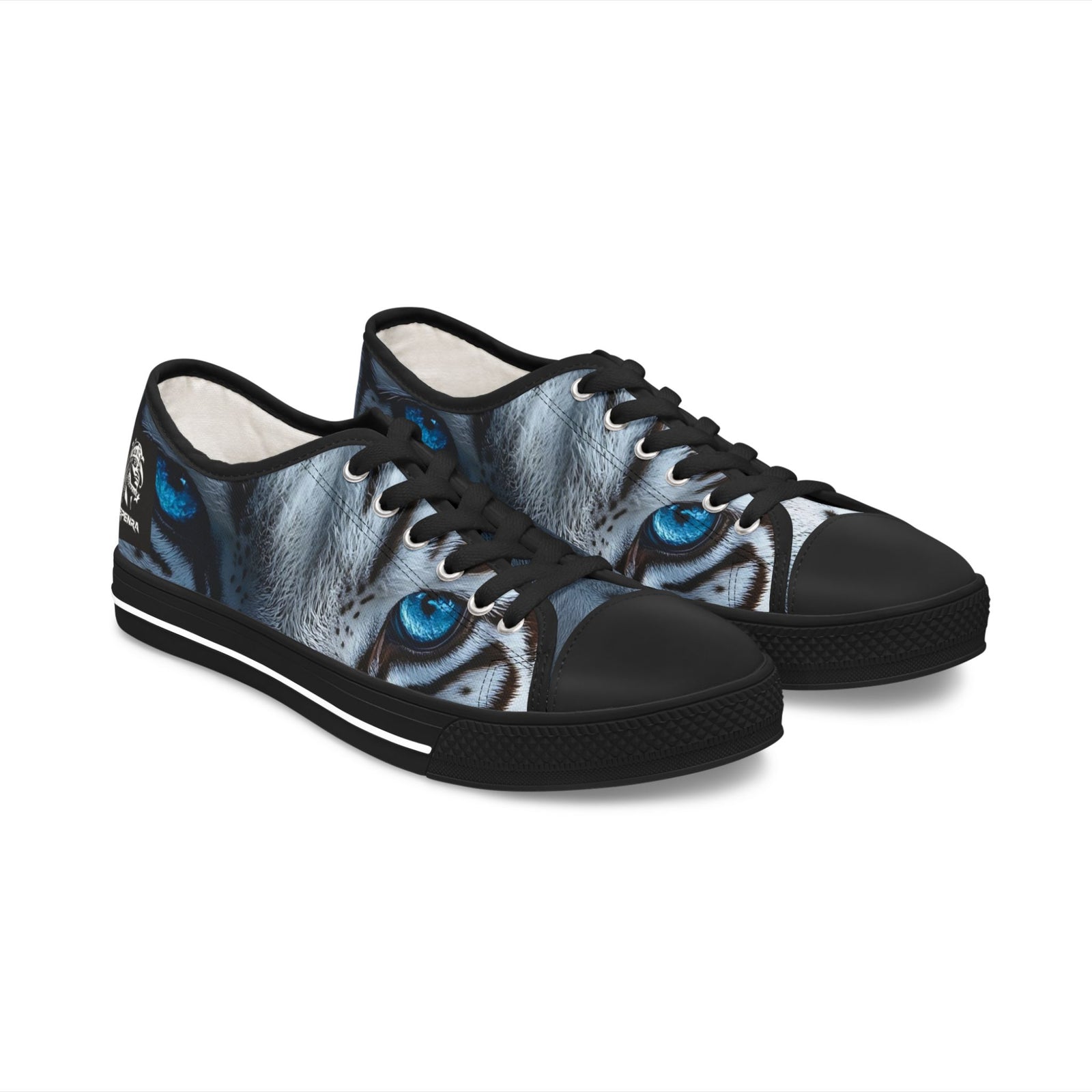 Primal Power Women's Low Top Sneakers - White Tiger (1st Edition) SETEPENRA Shoes.