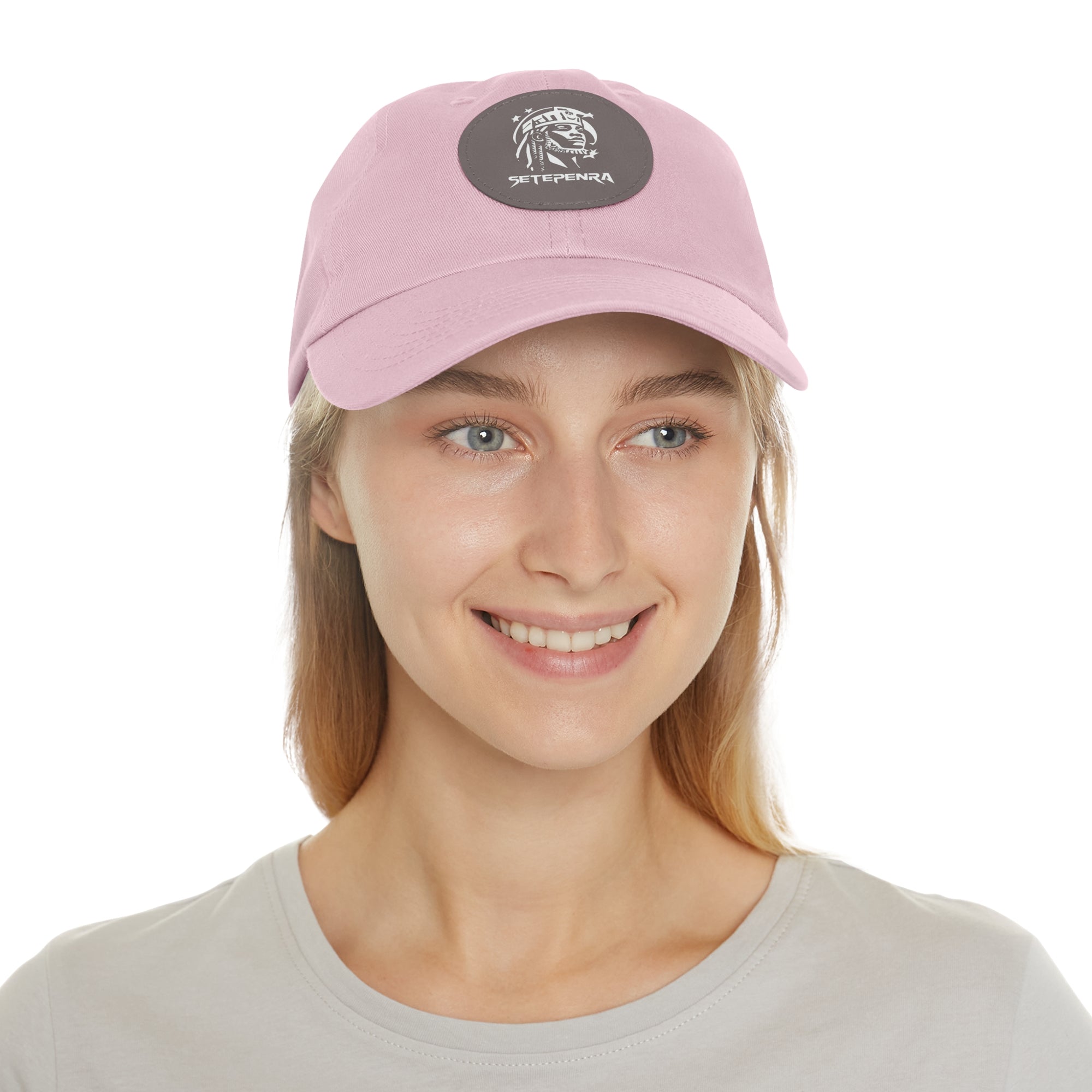 SETEPENRA Dad Hat with Leather Patch (Round)