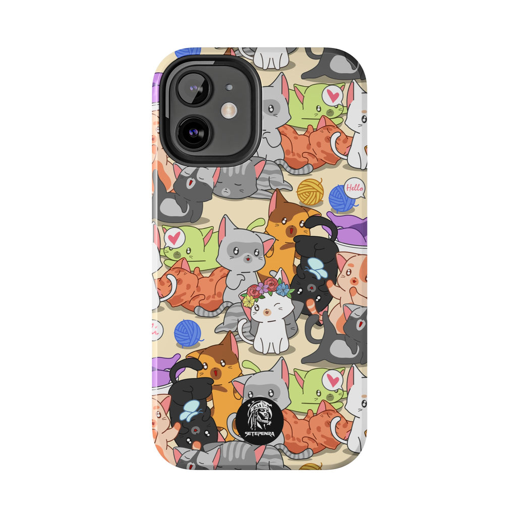 Cats A Lot Tough Phone Case (For iPhone, Galaxy & More)