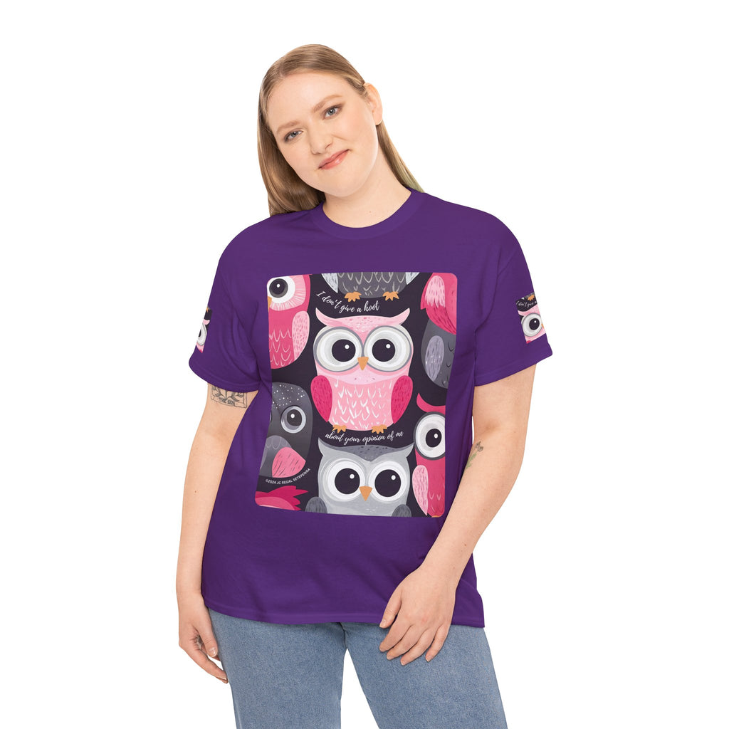 Don't Give A Hoot Unisex Heavy Cotton Tee
