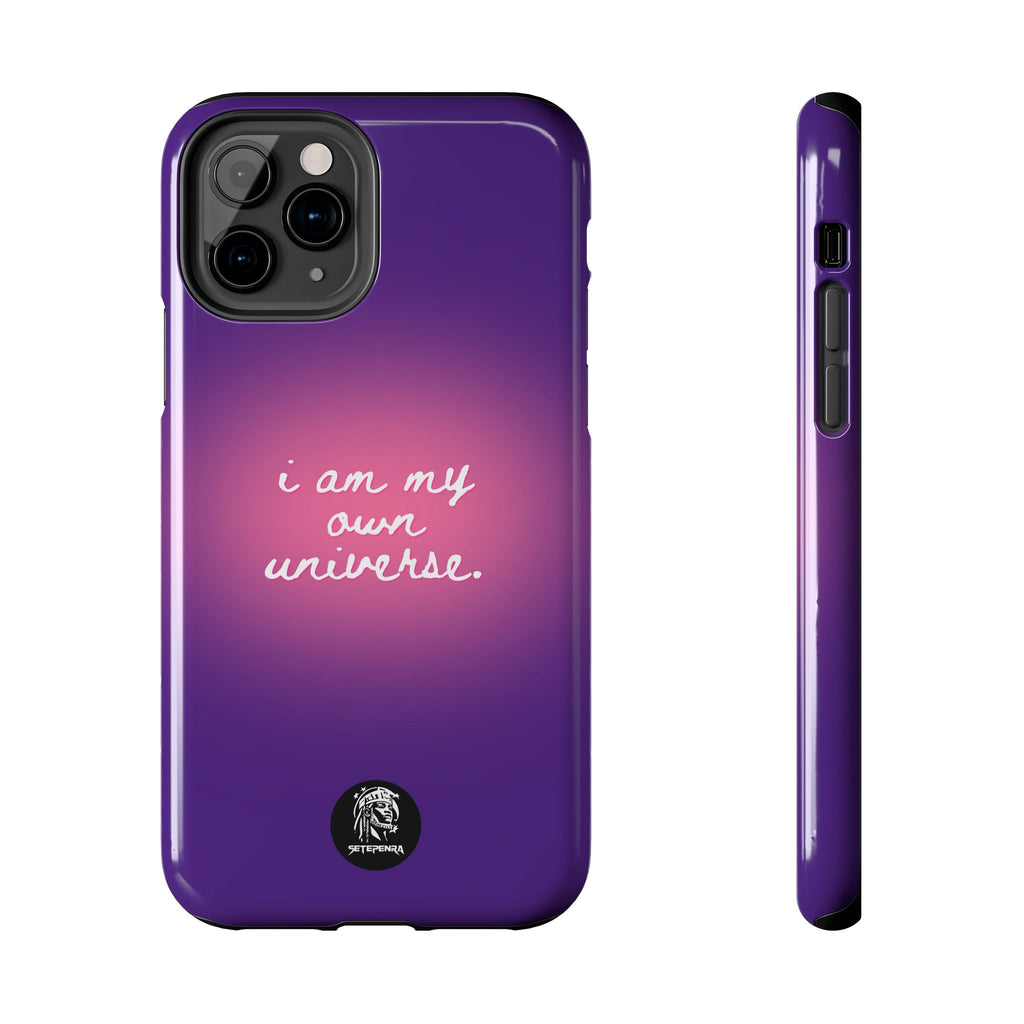 I Am My Own Universe Tough Phone Case (For iPhone, Galaxy & More) - Purple SETEPENRA Phone Case.