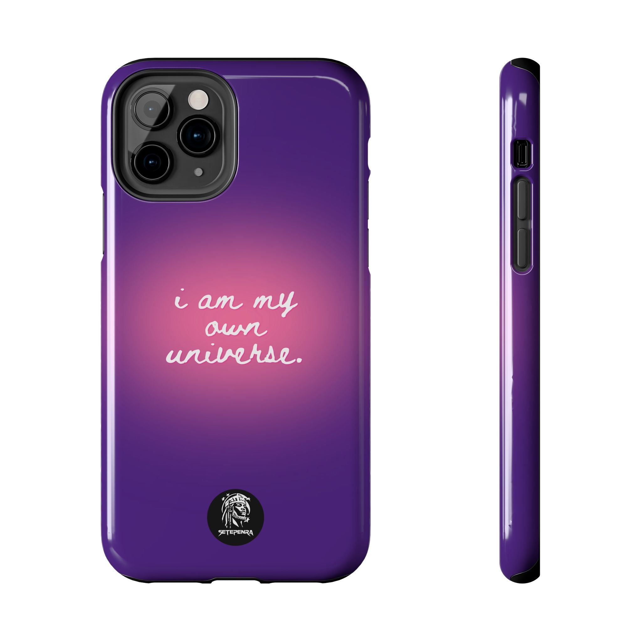 I Am My Own Universe Tough Phone Case (For iPhone, Galaxy & More) - Purple SETEPENRA Phone Case.