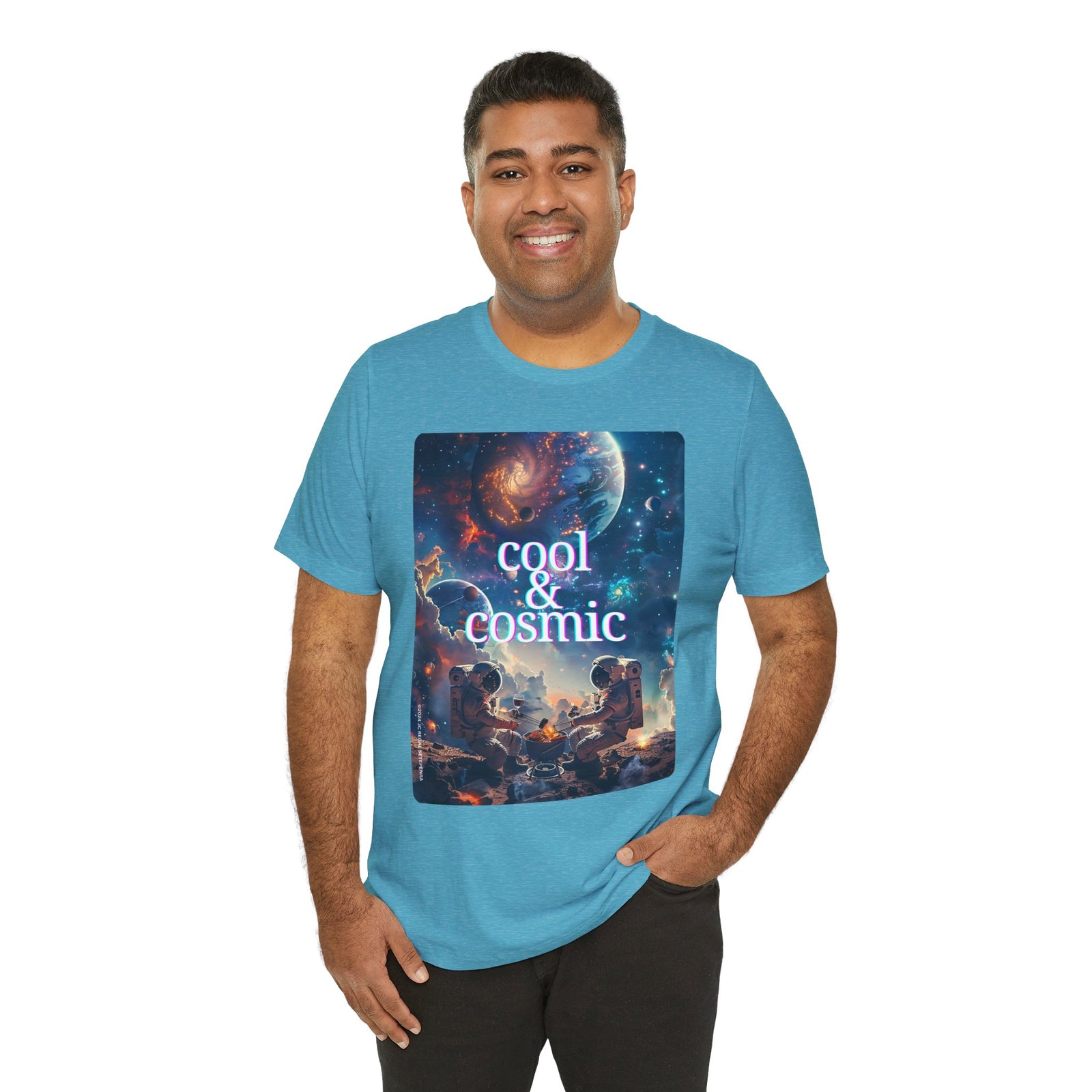 Cool & Cosmic Unisex Jersey Short Sleeve Tee SETEPENRA T-Shirt.