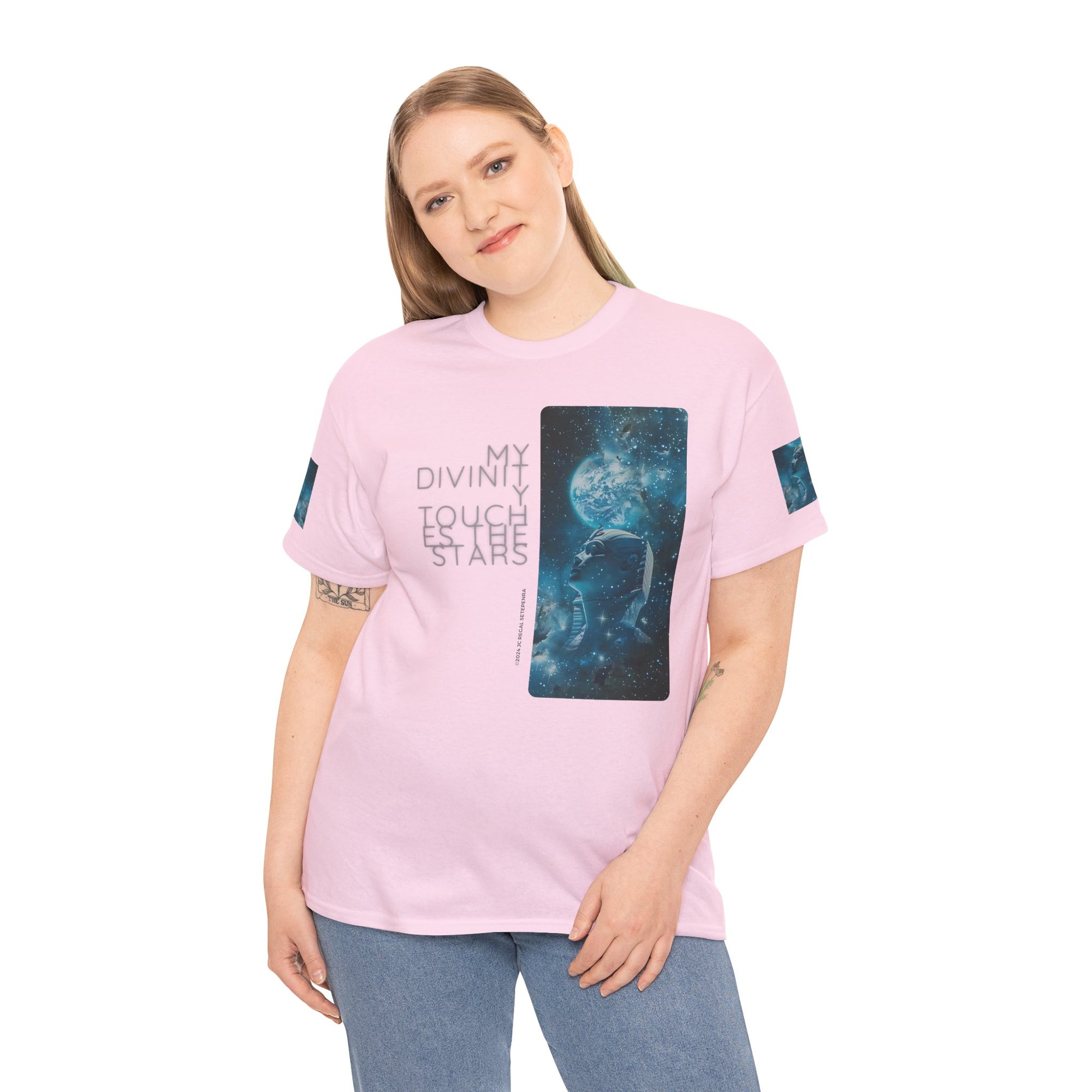 My Divinity Touches The Stars Unisex Heavy Cotton Tee