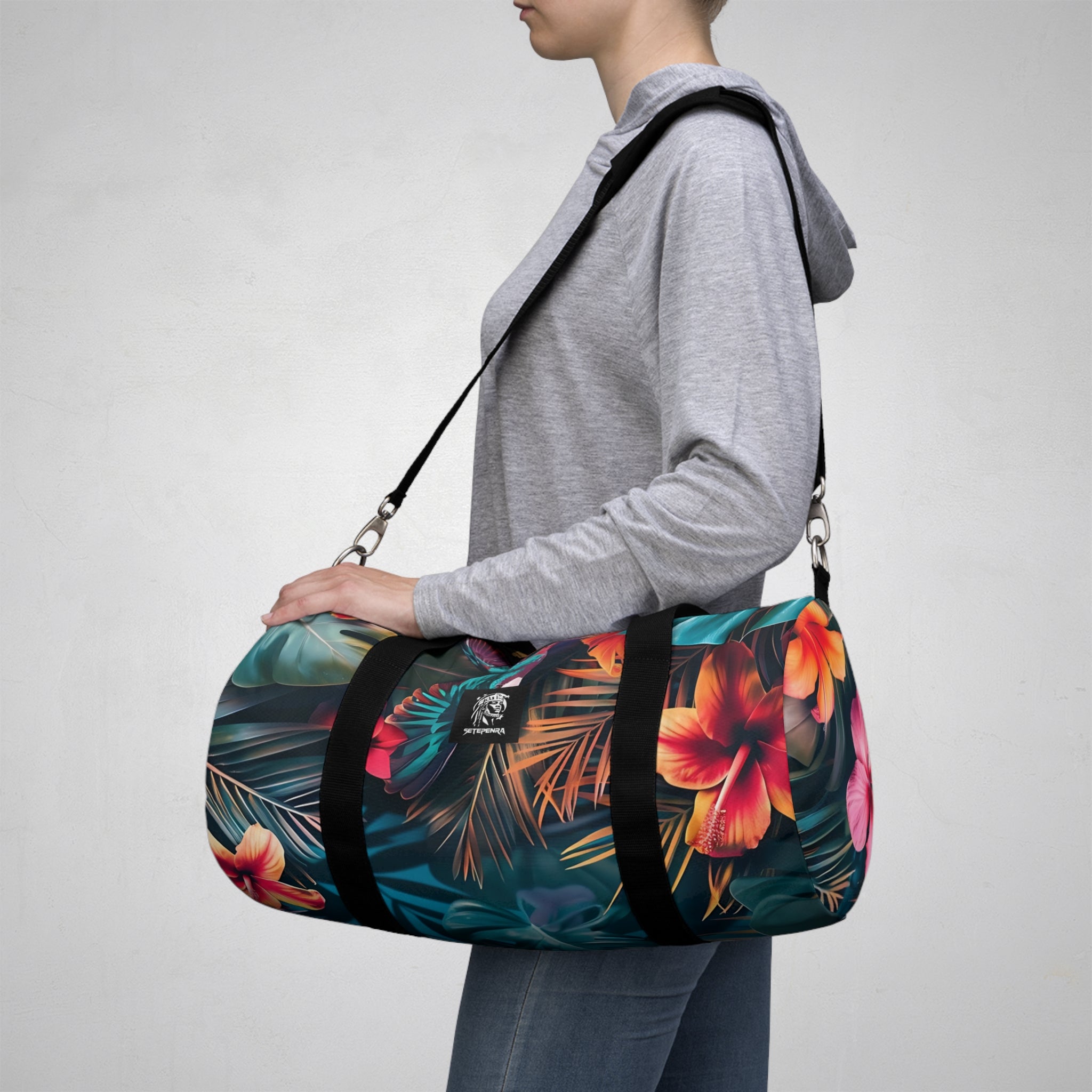 Tropican Retreat (Scene 4) Duffel Bag SETEPENRA Bags.