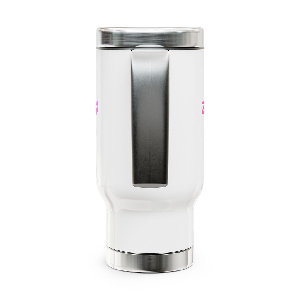 Zola Stainless Steel Travel Mug With Handle, 14oz