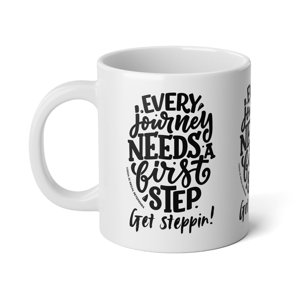 Get Steppin! Jumbo Mug, 20oz SETEPENRA Mug.