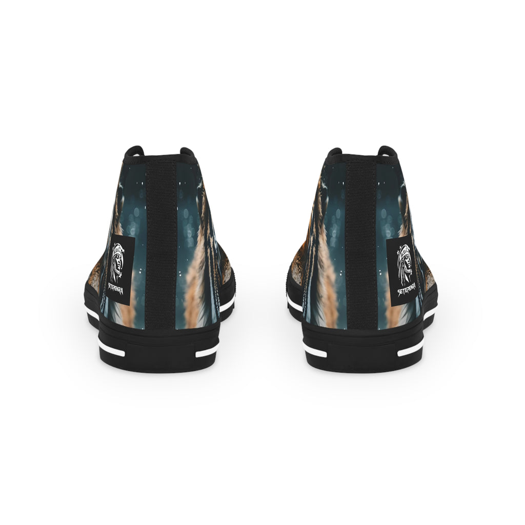 Primal Power Men's High Top Sneakers - Tiger SETEPENRA Shoes.