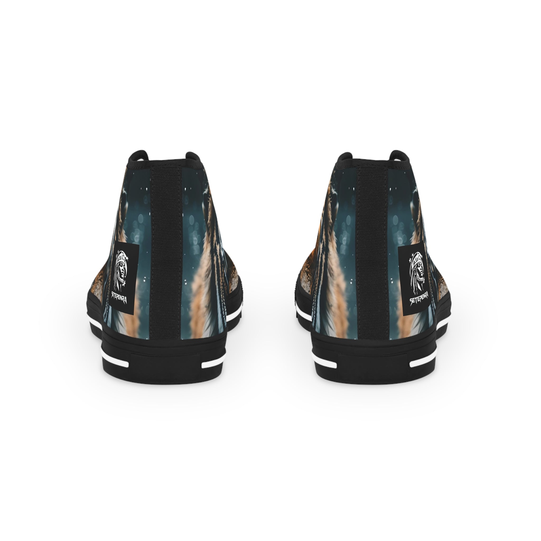 Primal Power Men's High Top Sneakers - Tiger SETEPENRA Shoes.