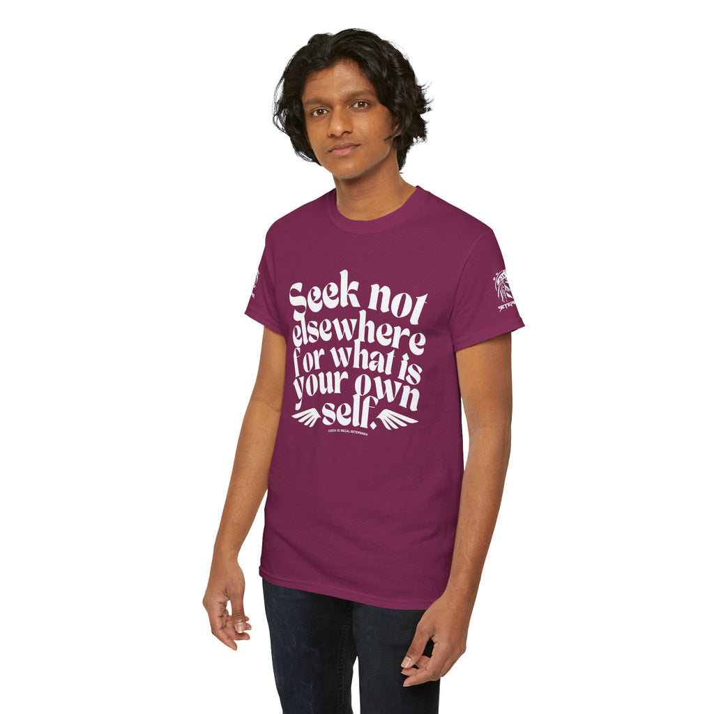 Seek Not Elsewhere Unisex Heavy Cotton Tee