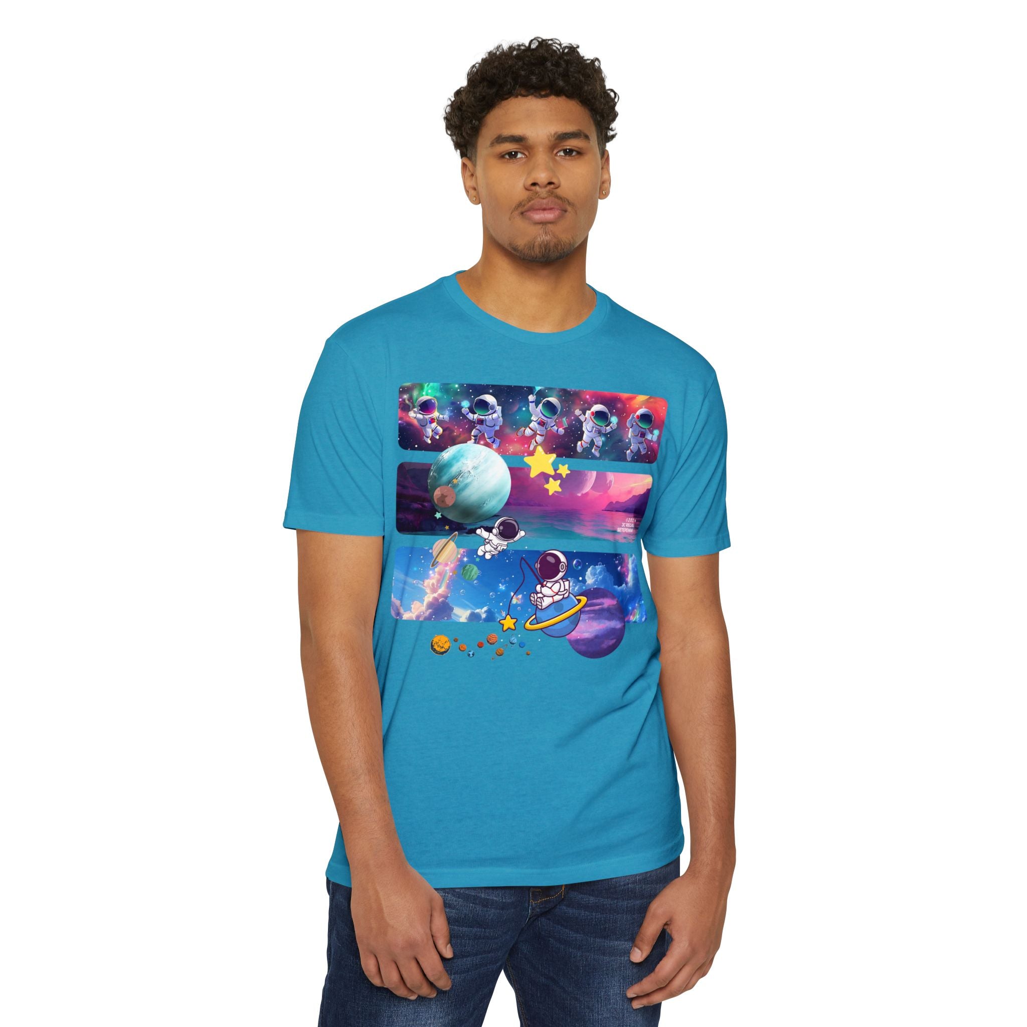 Astro Cosmo Unisex CVC Jersey T-shirt