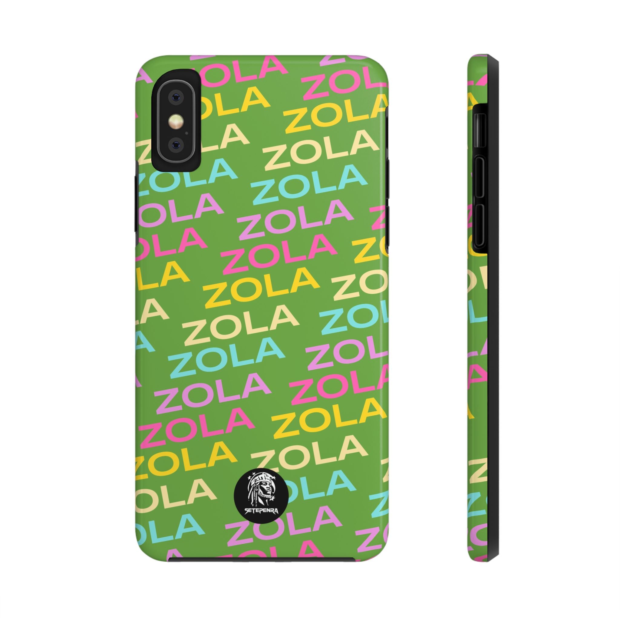 Zola Tough Phone Case (For iPhone, Galaxy & More) - Green SETEPENRA Phone Case.