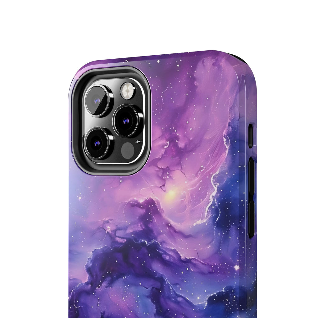 Purple Cosmos Tough Phone Case (For iPhone, Galaxy & More)
