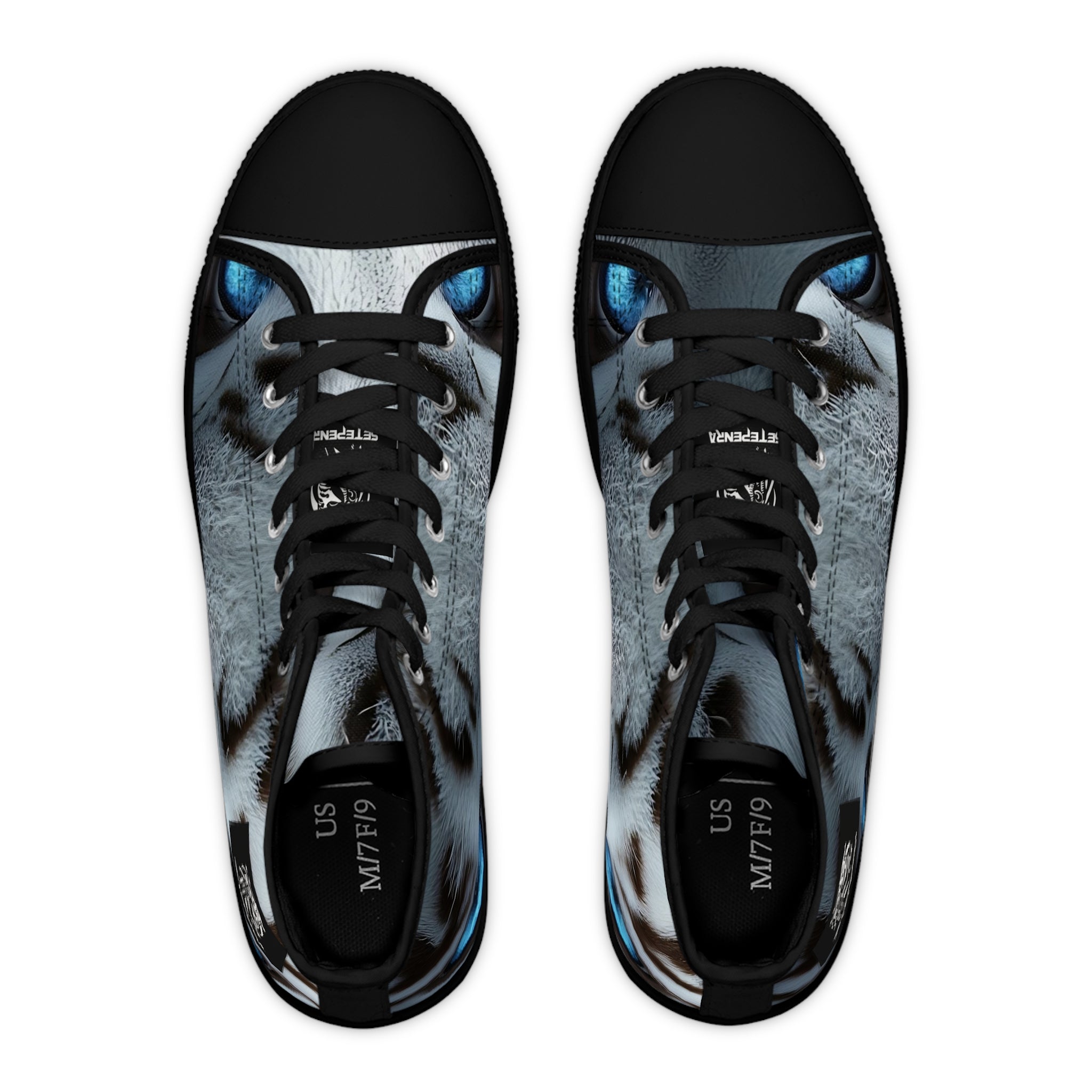 Primal Power Women's High Top Sneakers - White Tiger (2nd Edition) SETEPENRA Shoes.