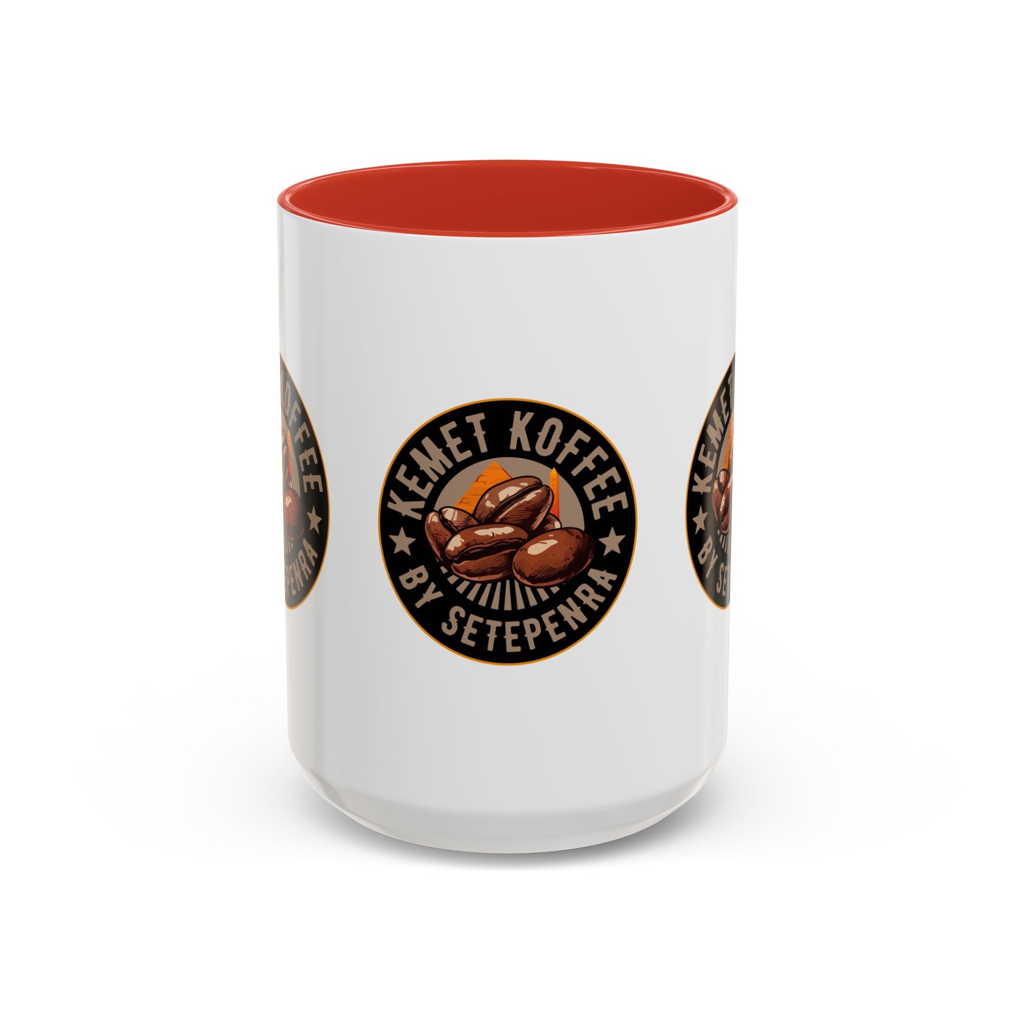 Kemet Koffee By Setepenra Accent Coffee Mug, 11oz, 15oz (Various Colors)