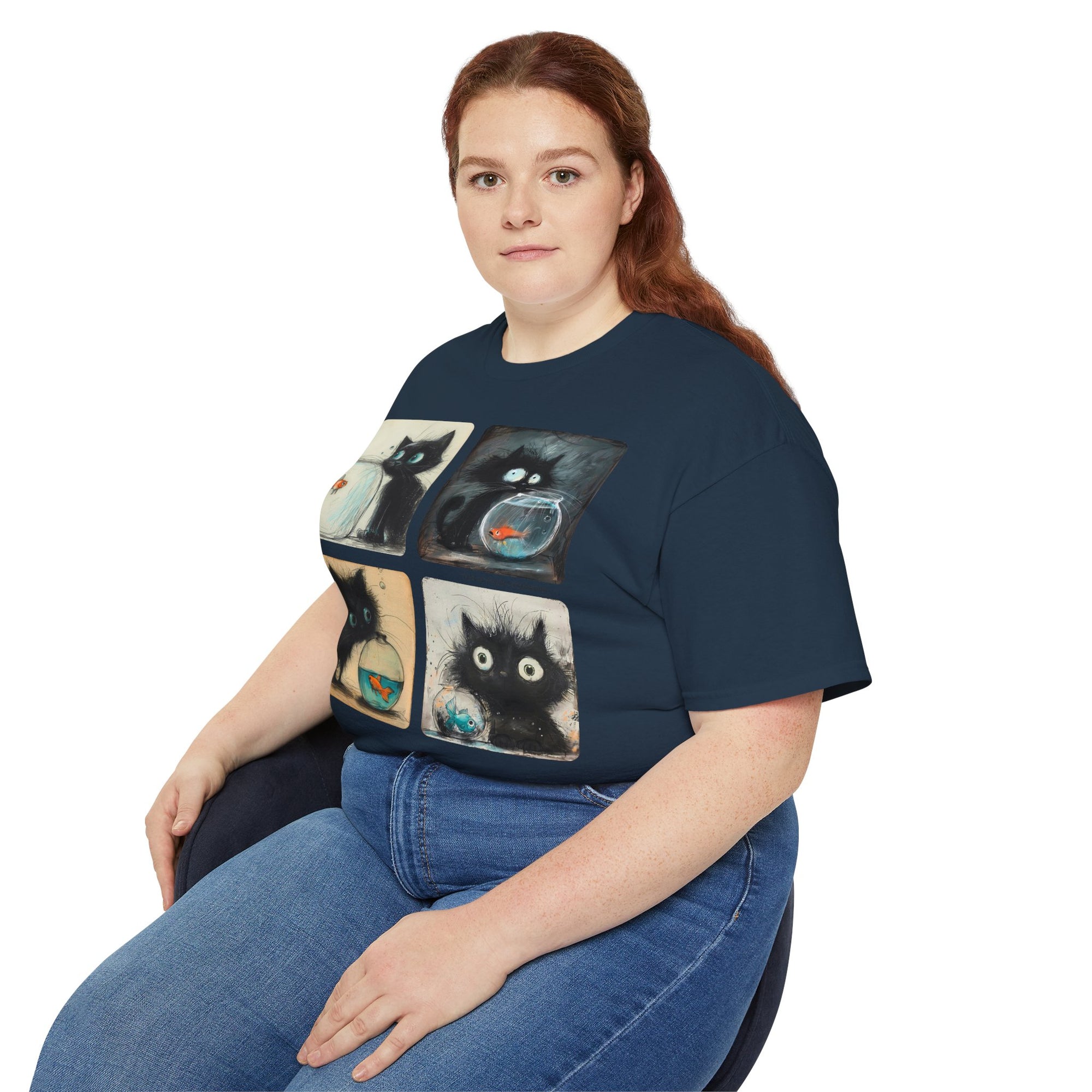 Fishy Kitty Unisex Ultra Cotton Tee