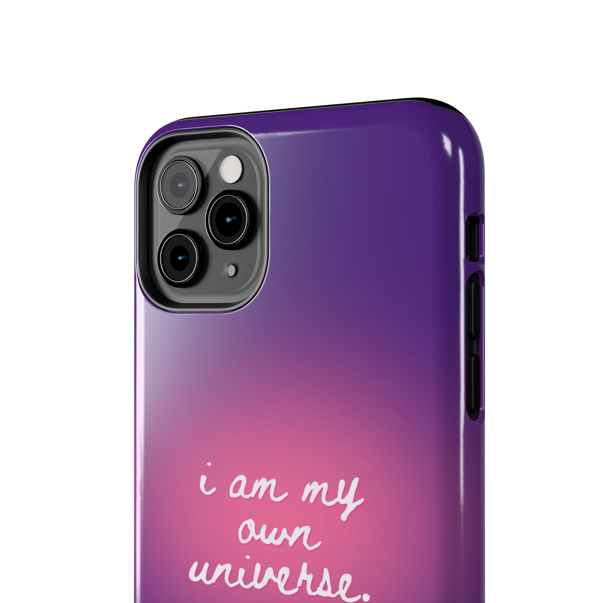 I Am My Own Universe Tough Phone Case (For iPhone, Galaxy & More) - Purple