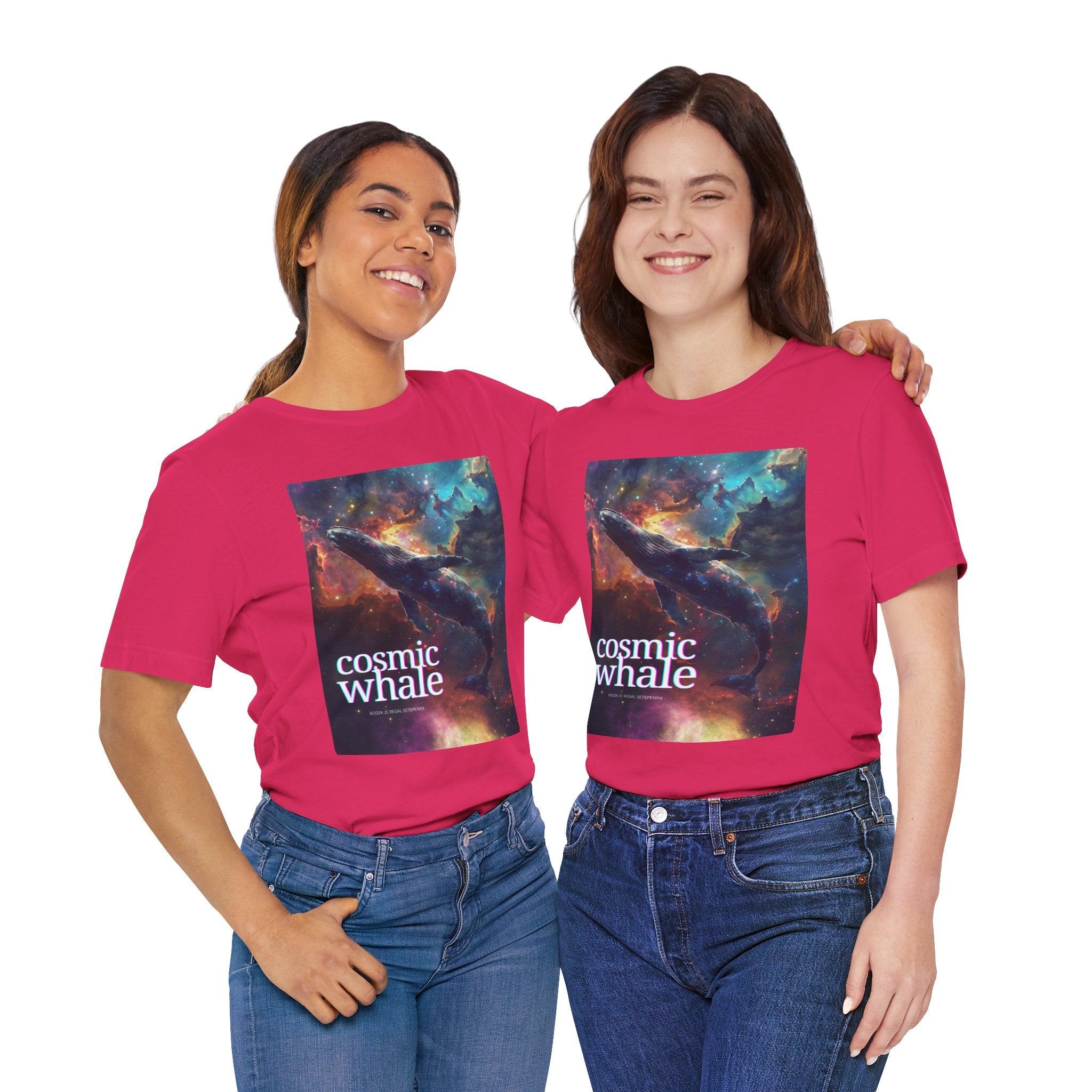 Cosmic Whale Unisex Jersey Short Sleeve Tee