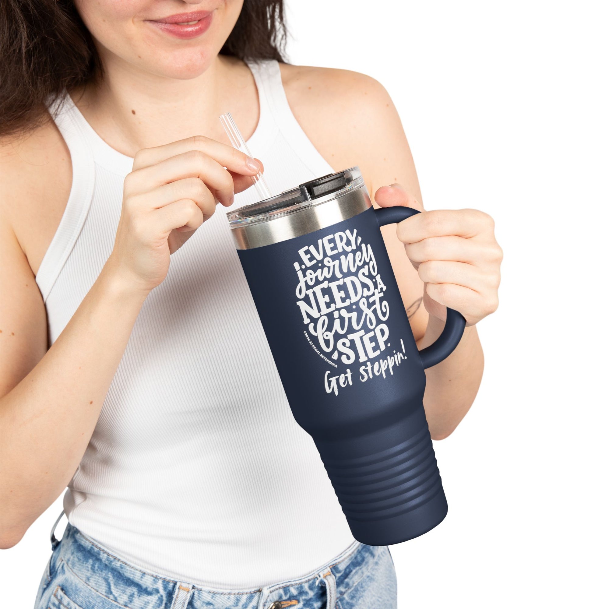 Get Steppin! Insulated Travel Mug, 40oz