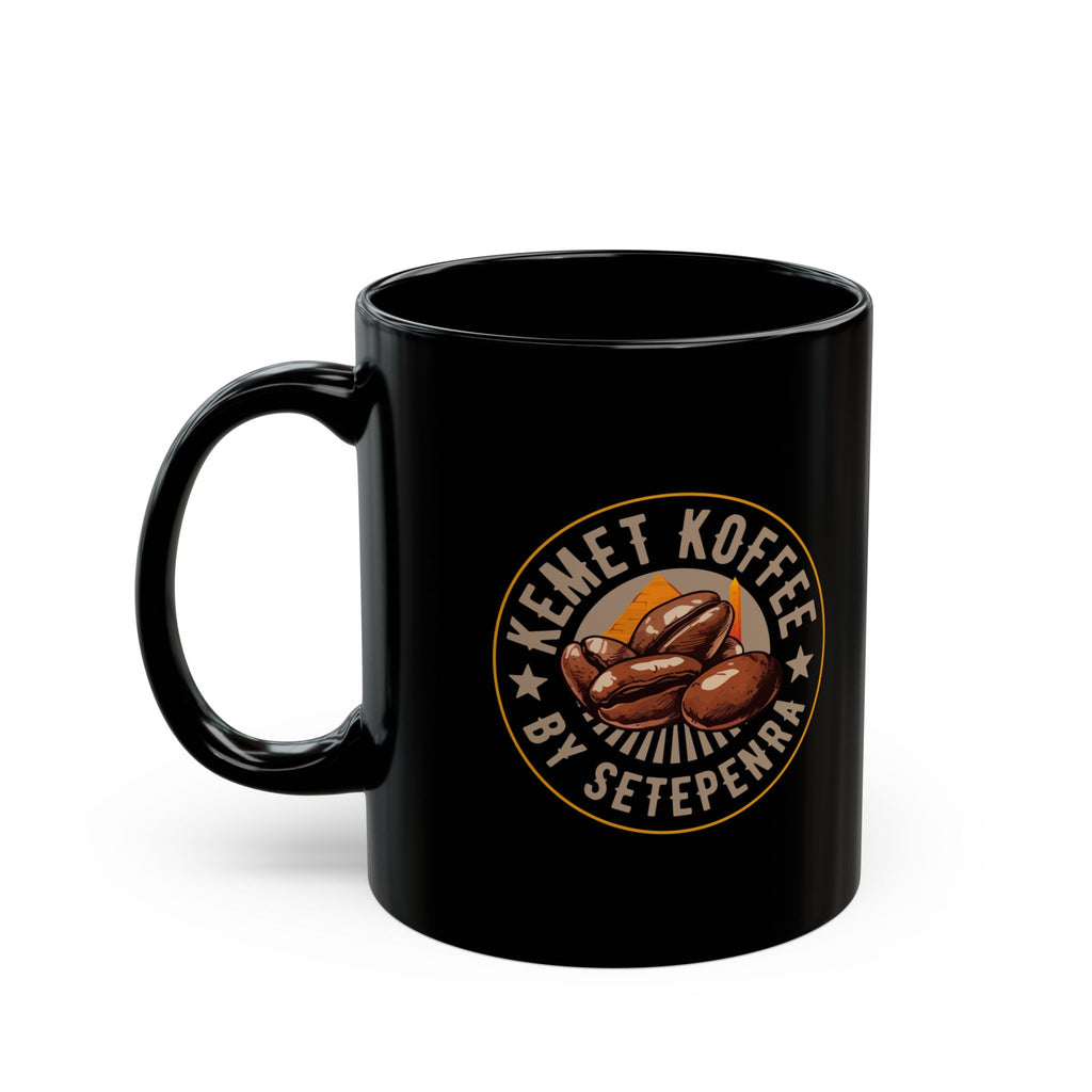 Kemet Koffee By Setepenra Black Mug (11oz, 15oz)