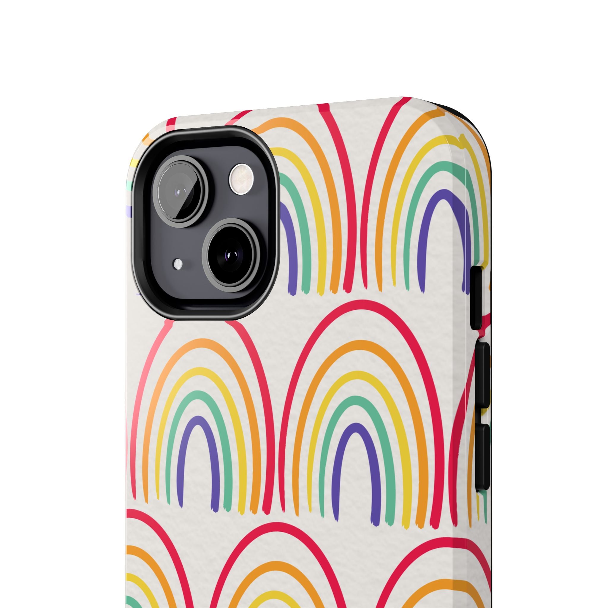 Retro Rainbow Tough Phone Case (For iPhone, Galaxy & More)