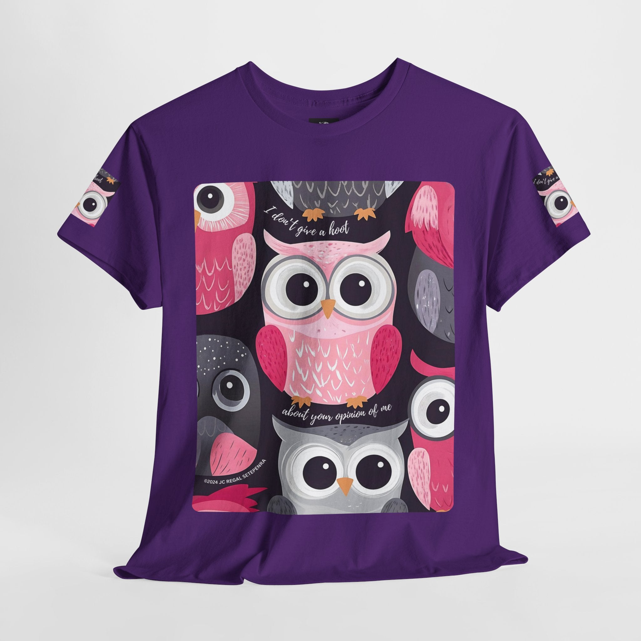 Don't Give A Hoot Unisex Heavy Cotton Tee