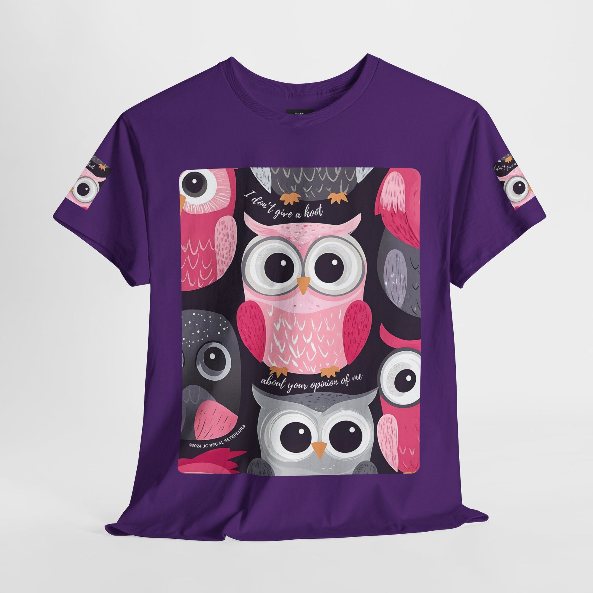 Don't Give A Hoot Unisex Heavy Cotton Tee