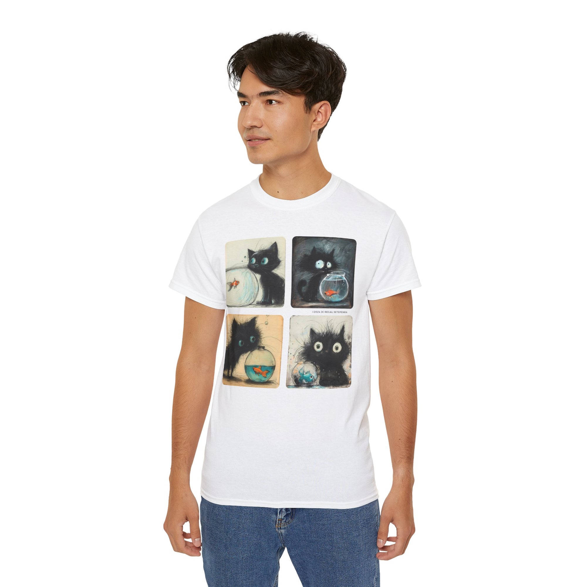 Fishy Kitty Unisex Ultra Cotton Tee