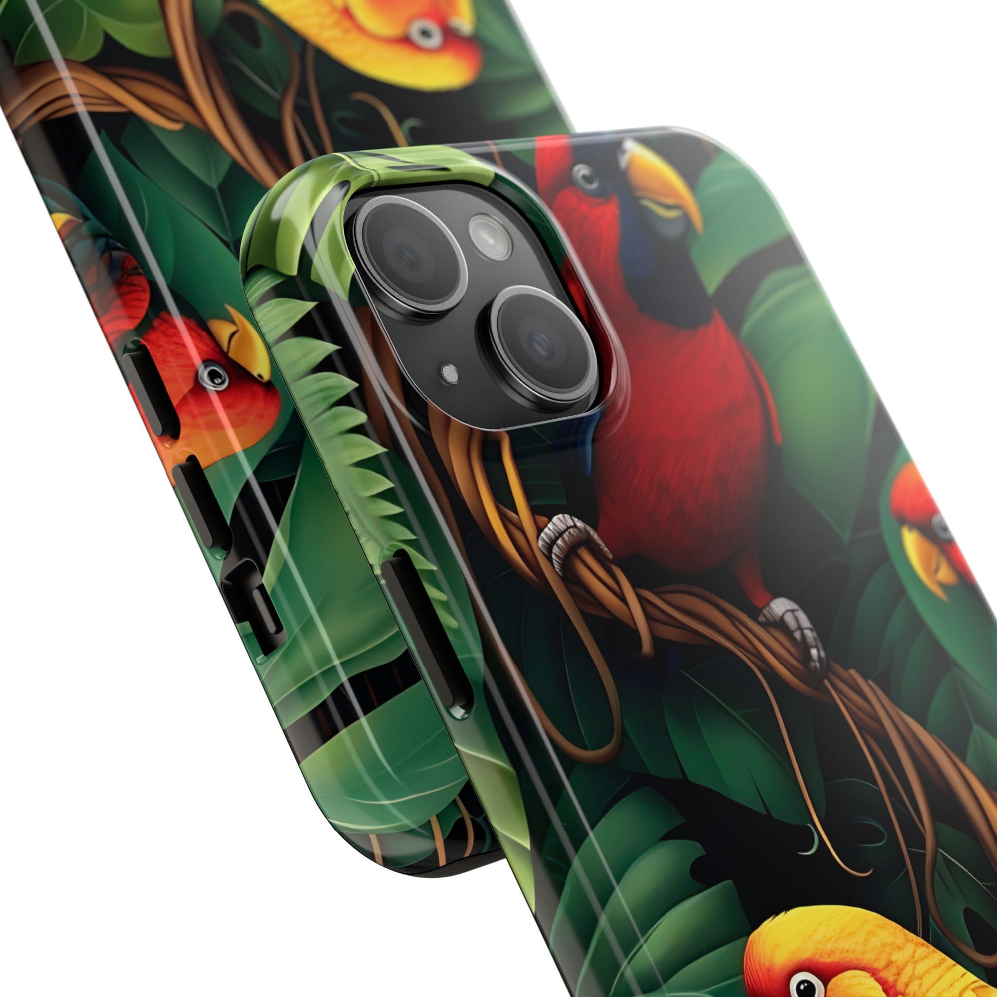 Tri-Parrot Tough Phone Case (For iPhone, Galaxy &amp; More)
