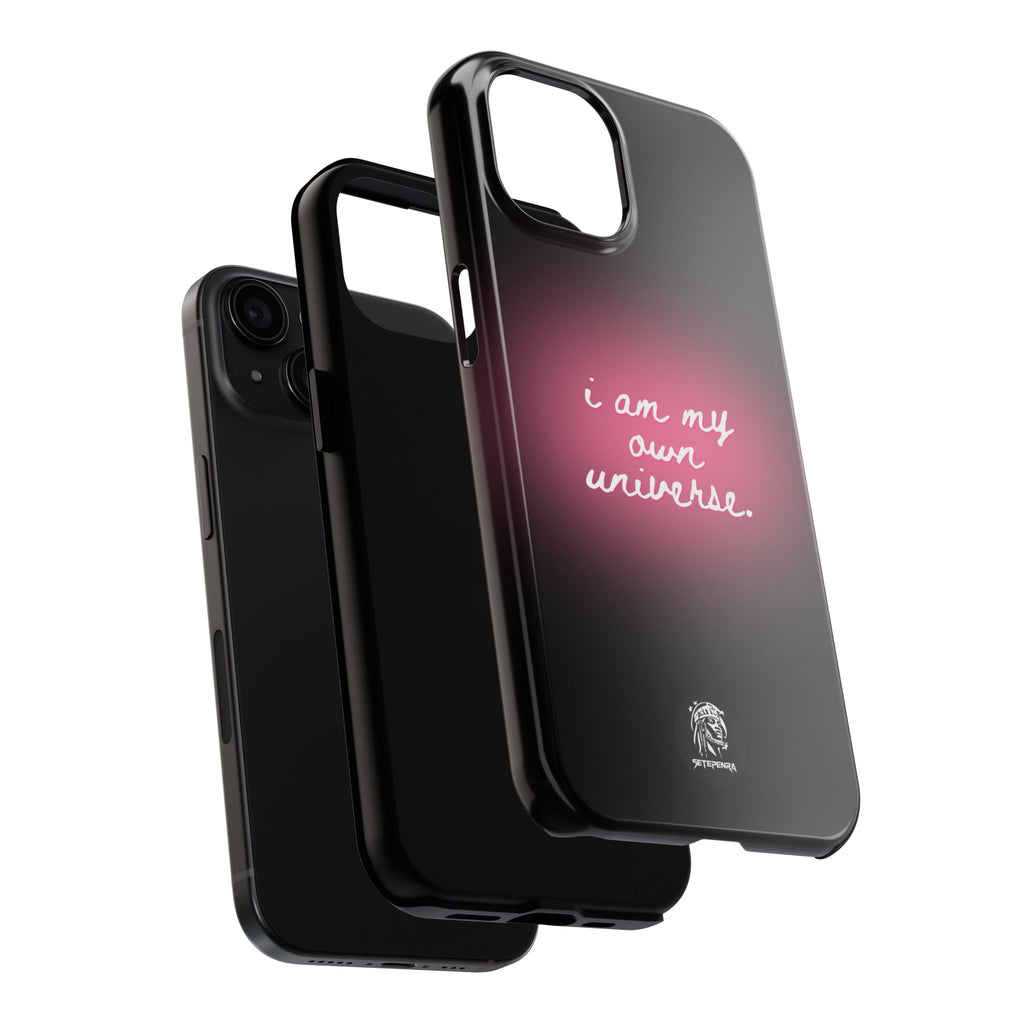 I Am My Own Universe Tough Phone Case (For iPhone, Galaxy & More) - Black