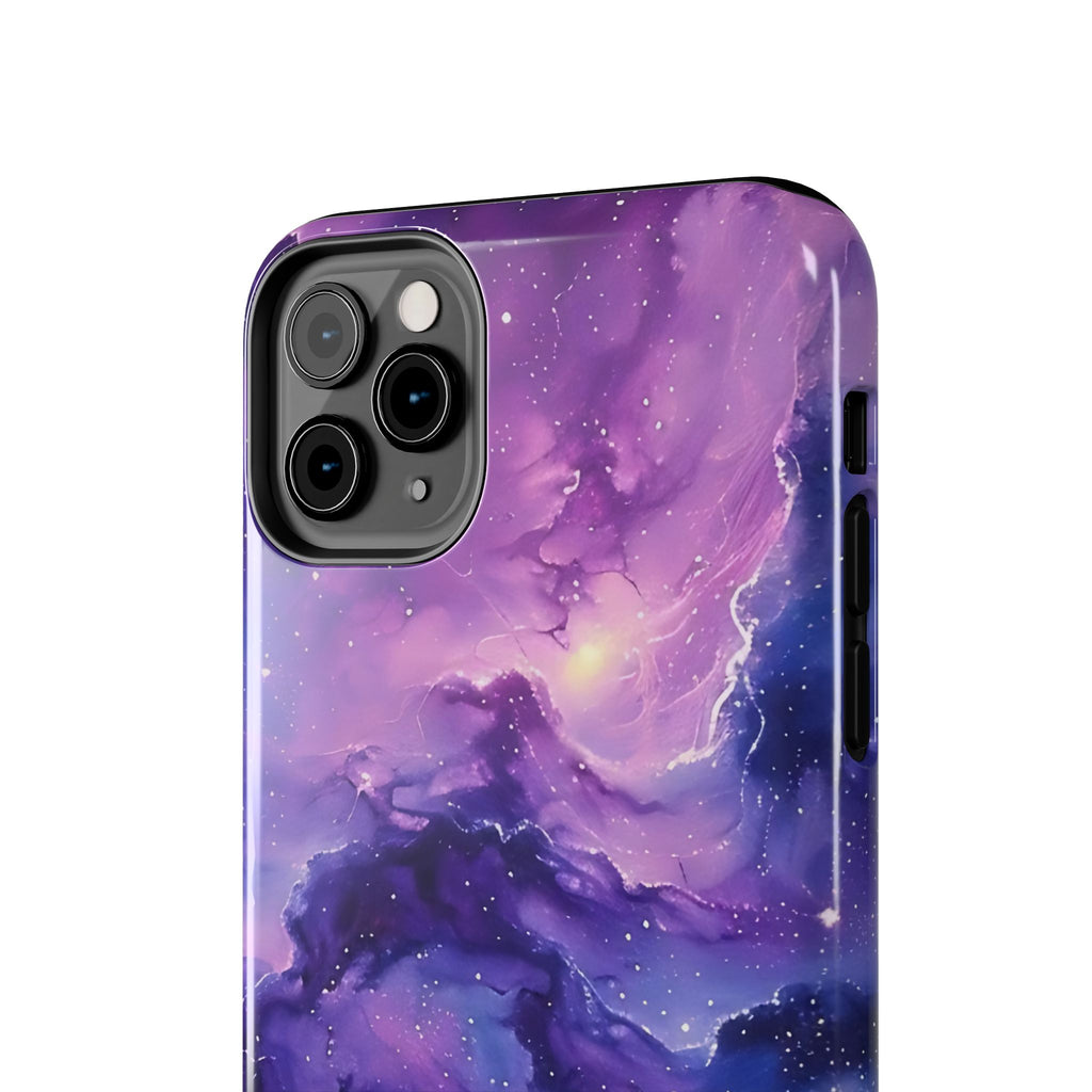 Purple Cosmos Tough Phone Case (For iPhone, Galaxy & More)