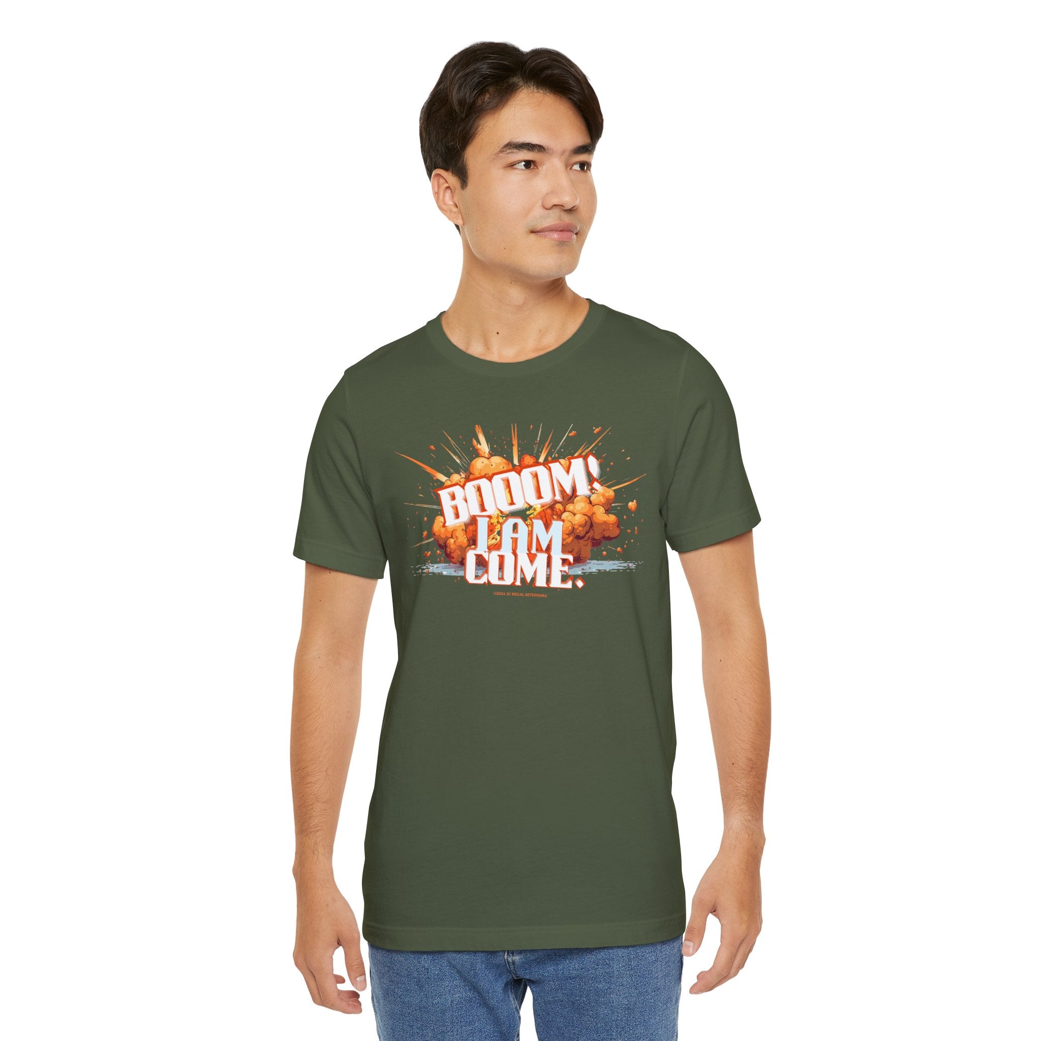 BOOOM! I AM COME Unisex Jersey Short Sleeve Tee