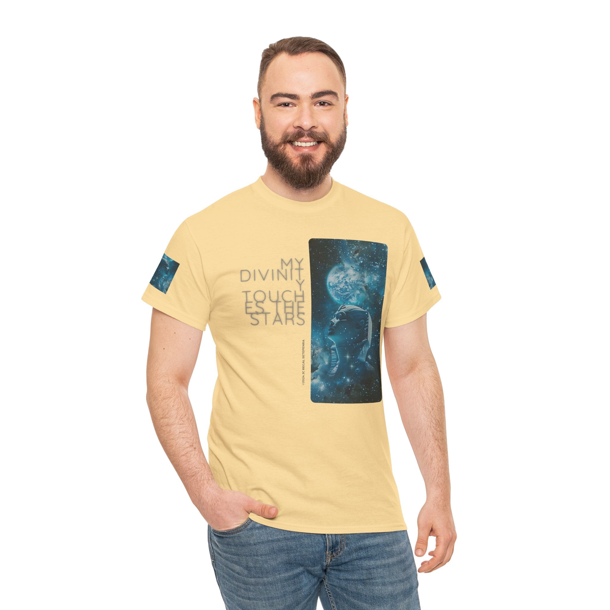My Divinity Touches The Stars Unisex Heavy Cotton Tee