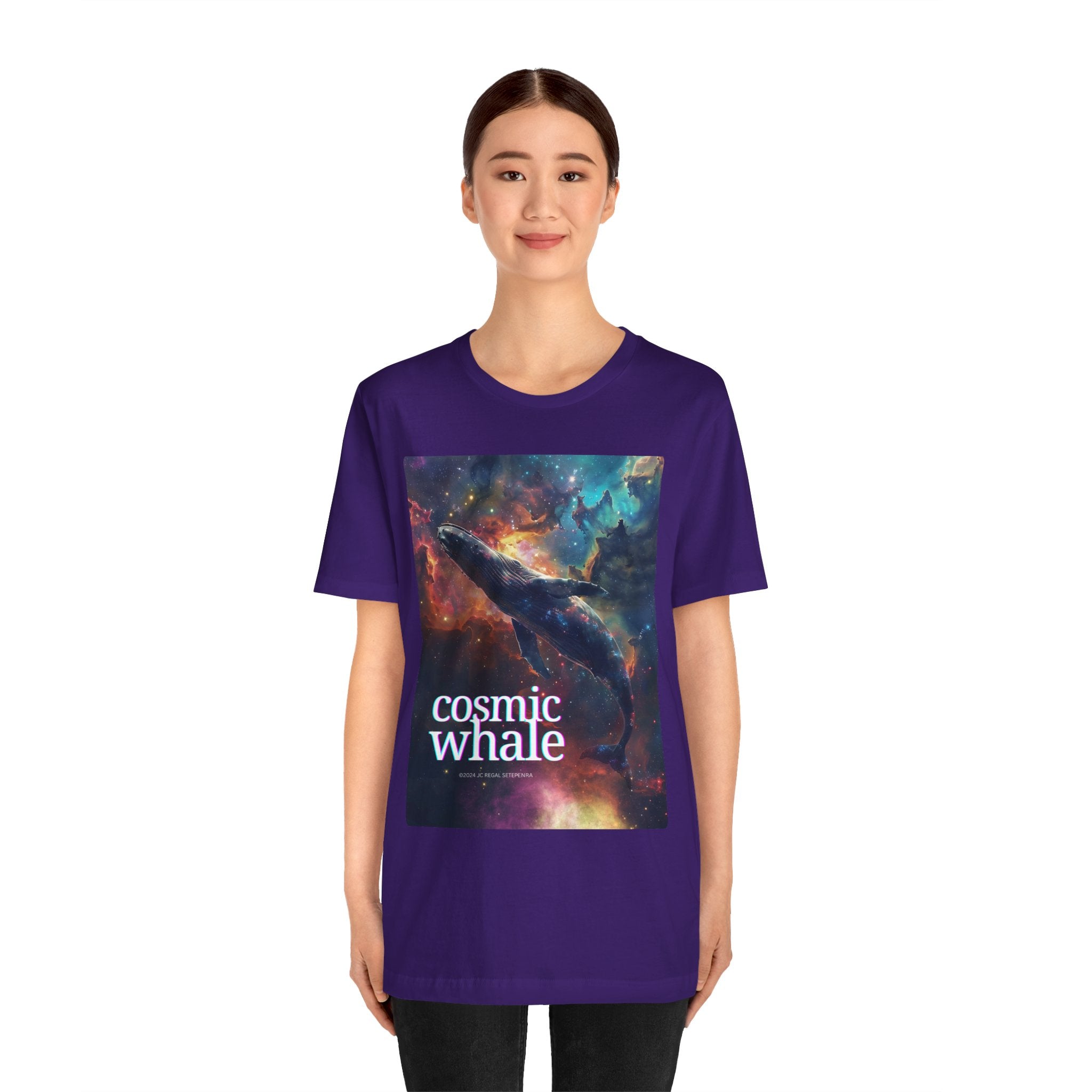Cosmic Whale Unisex Jersey Short Sleeve Tee