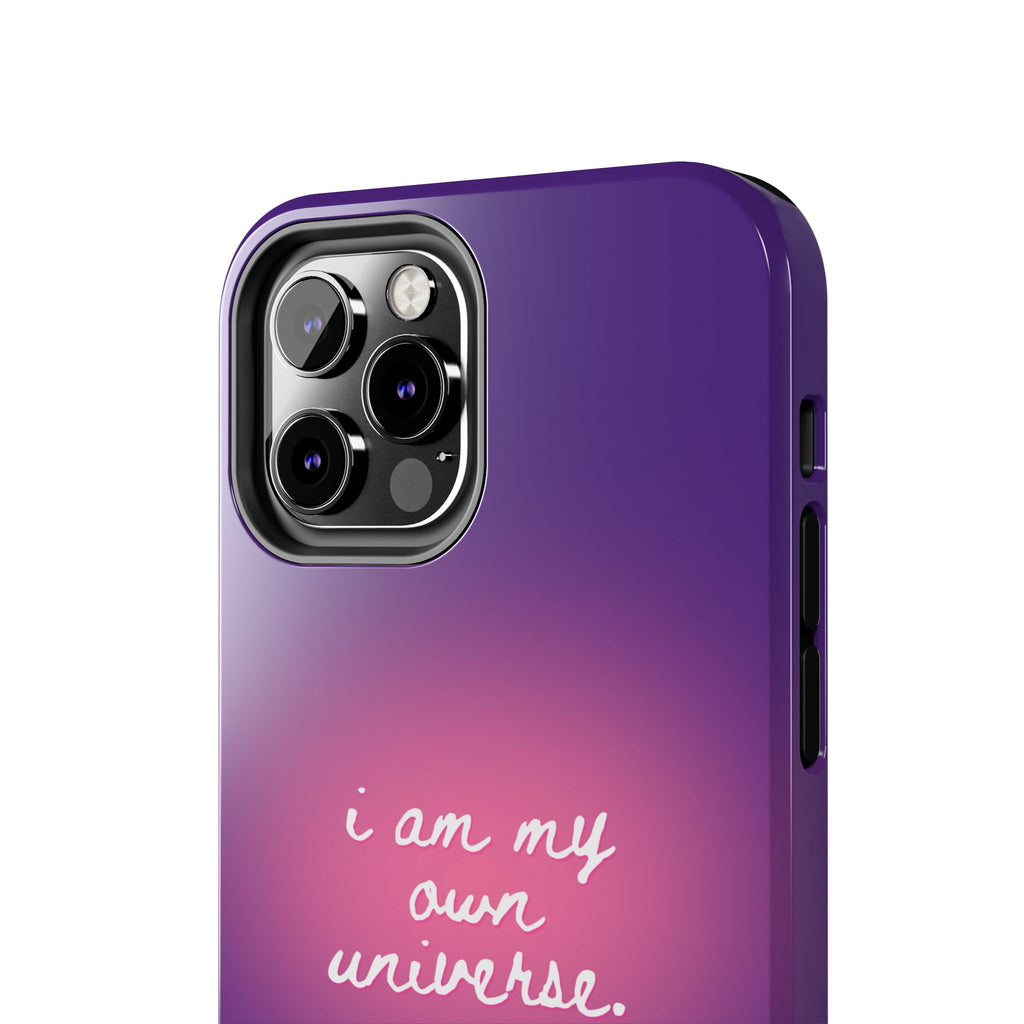 I Am My Own Universe Tough Phone Case (For iPhone, Galaxy & More) - Purple