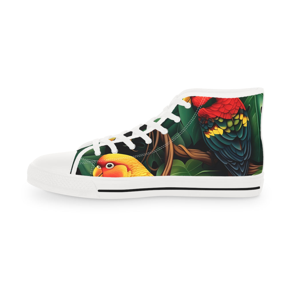 Tri-Parrot Men's High Top Sneakers SETEPENRA Shoes.