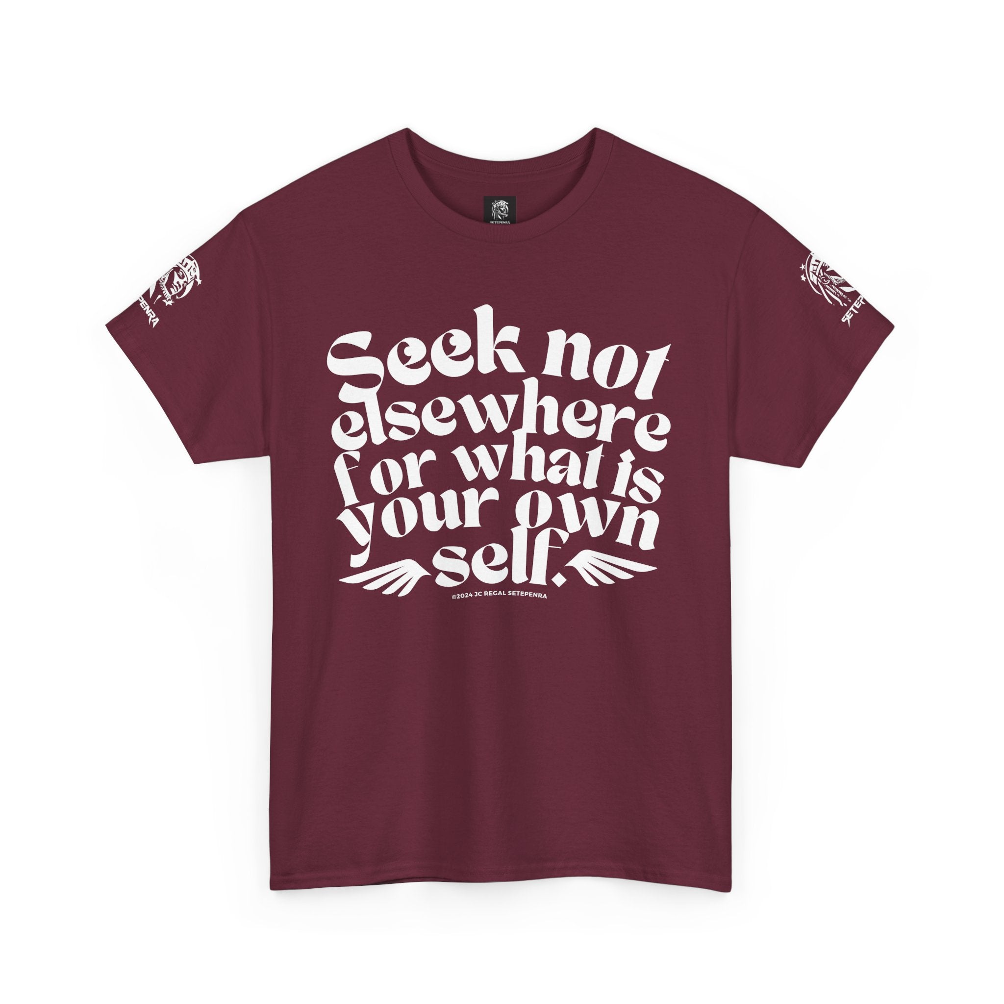 Seek Not Elsewhere Unisex Heavy Cotton Tee SETEPENRA T-Shirt.