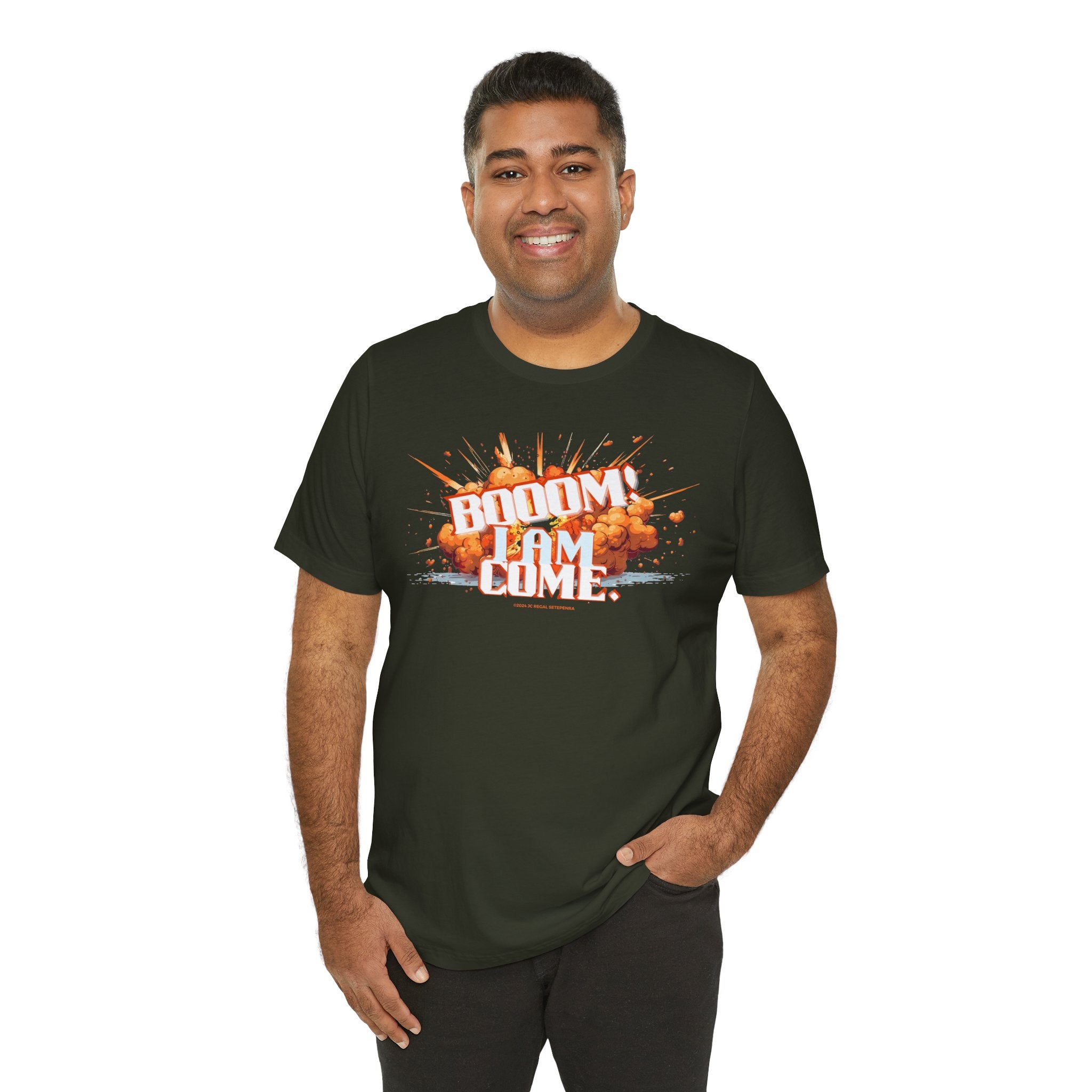 BOOOM! I AM COME Unisex Jersey Short Sleeve Tee