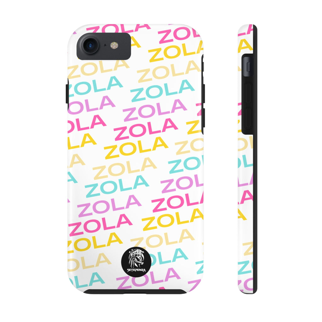 Zola Tough Phone Case (For iPhone, Galaxy & More) - White SETEPENRA Phone Case.